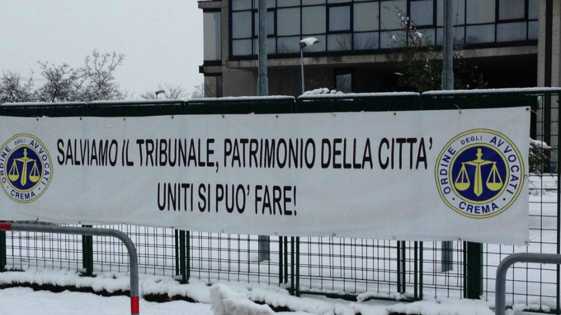 Immagine di "Il tribunale di Crema va salvato" Sabato presidio davanti ai cancelli