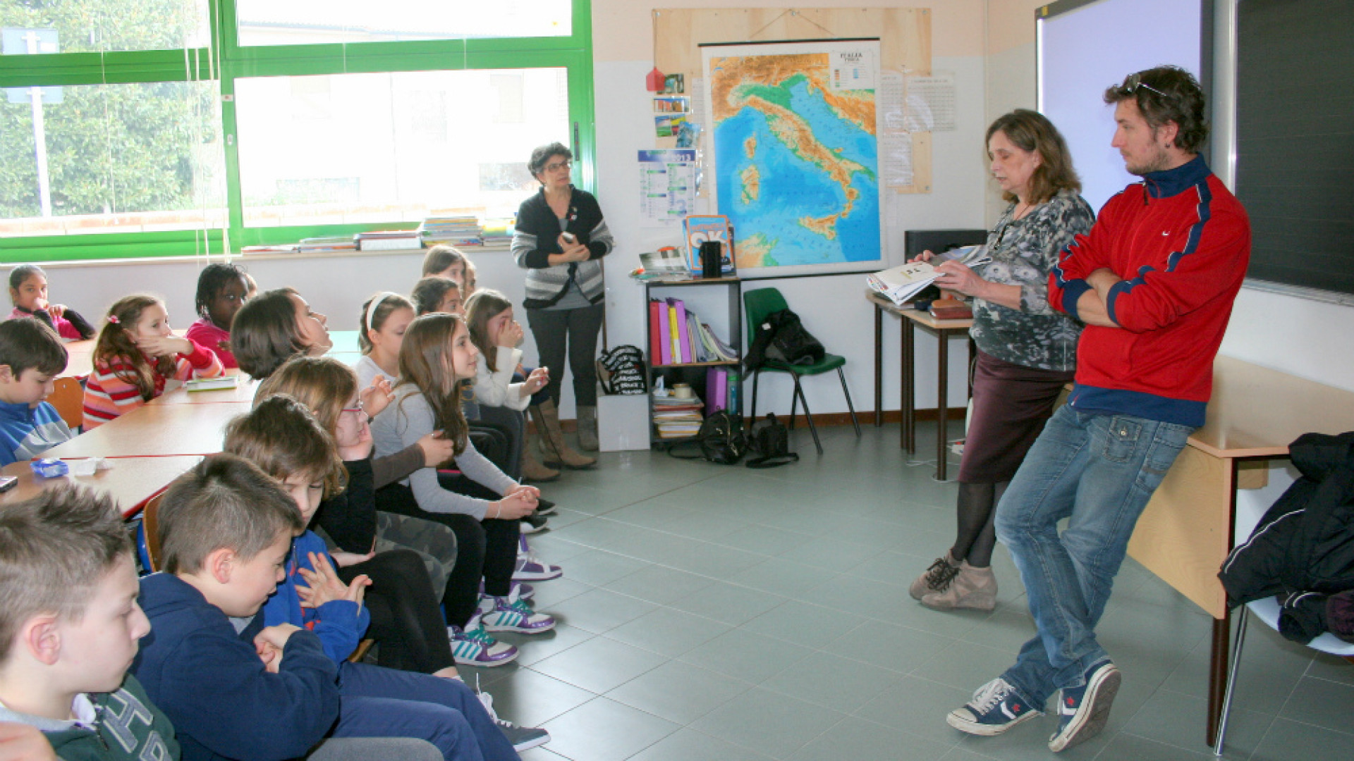 Immagine di Progetto Zero 18, studenti a lezione di grafica