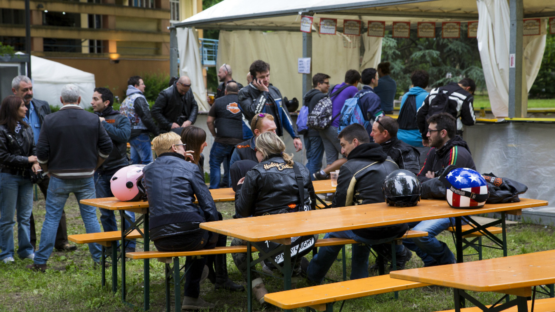 Immagine di Motorock 2013 bagnato Biker, pochi ma buoni