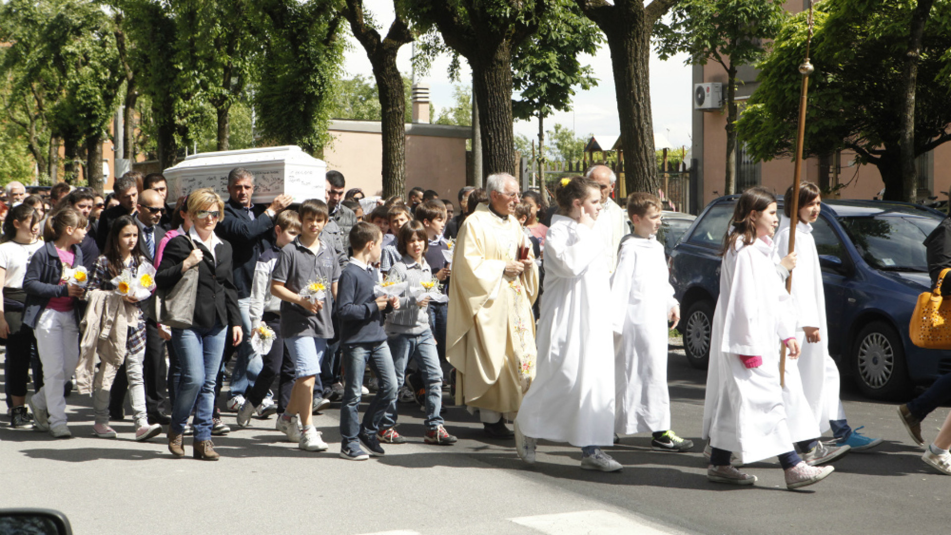 Immagine di L'addio di San Giovanni in Croce all'11enne Raffaele Tangari