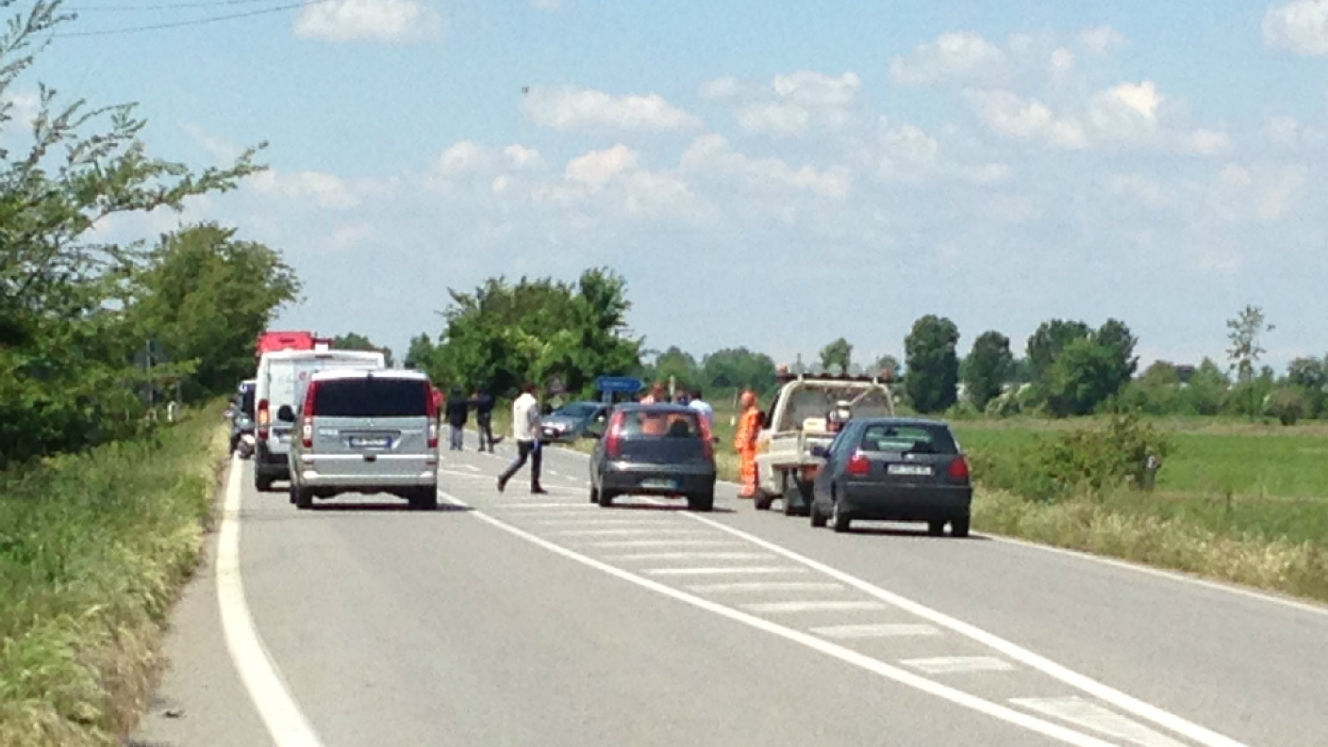 Immagine di Pandino, scontro tra auto e moto: muore un centauro