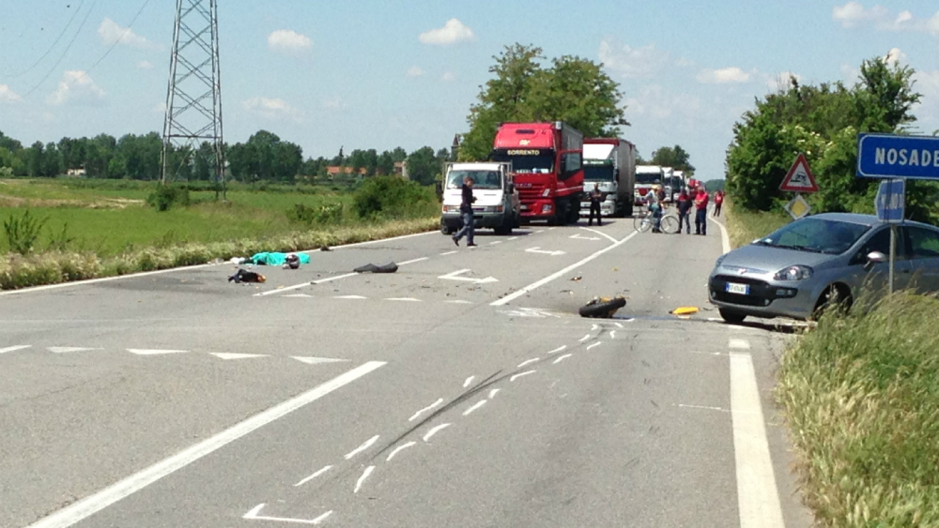 Immagine di Pandino, incidente auto-moto: muore il 36enne Marco Soldo