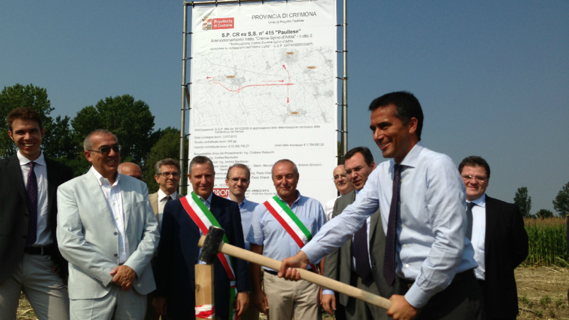 Immagine di Paullese, via al secondo lotto Salini e Del Tenno aprono i lavori Consegna prevista entro il 2015