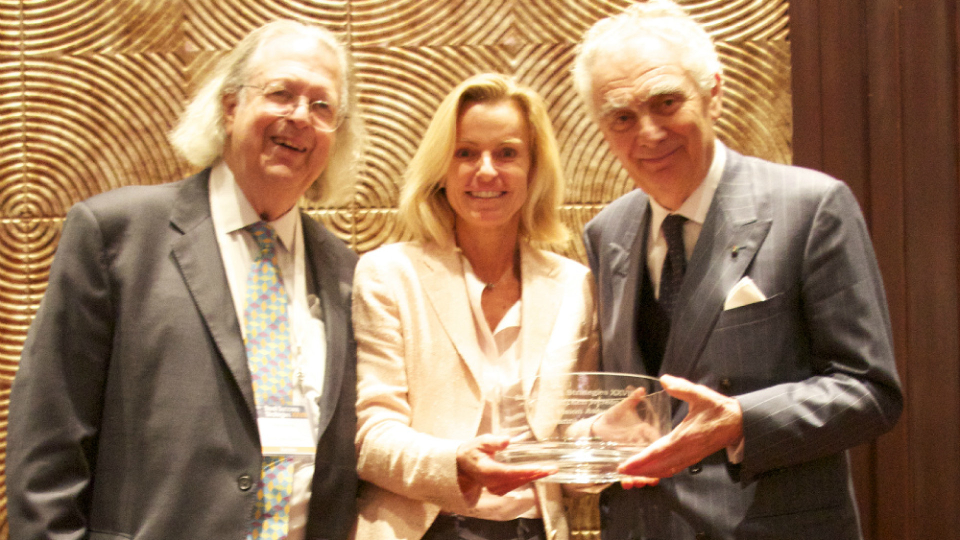 Immagine di Giovanni Arvedi insignito del “Willy Korf - Ken Iverson Steel Vision Award”