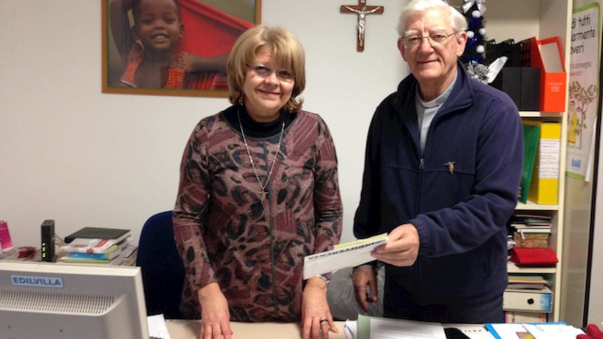 Immagine di padre Francesco Zambotti: «Solidarietà è dare speranza»