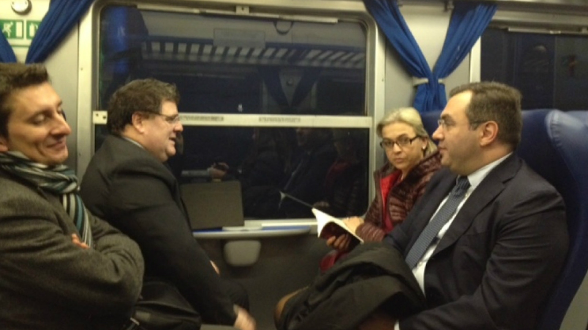 Immagine di Del Tenno in incognito sul treno Cremona-Milano delle 7.33