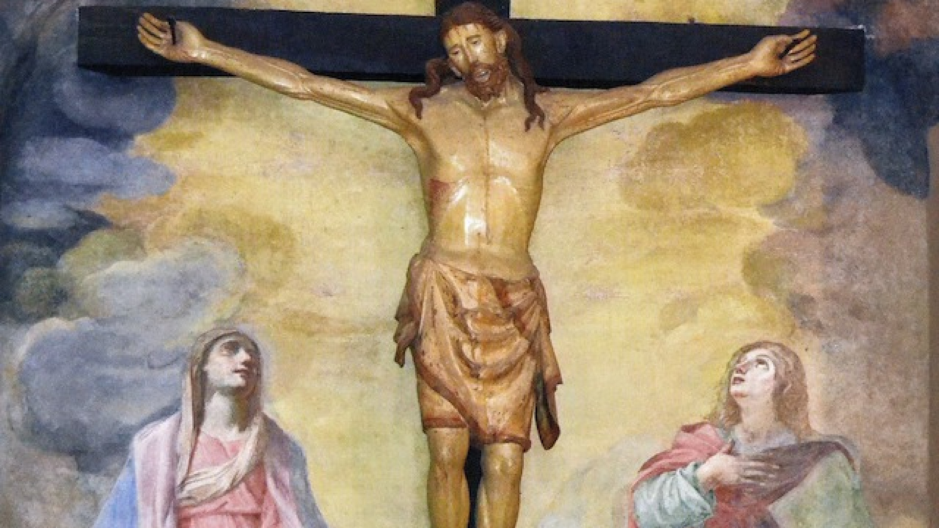 Immagine di Un unico tronco di noce per il crocifisso più antico