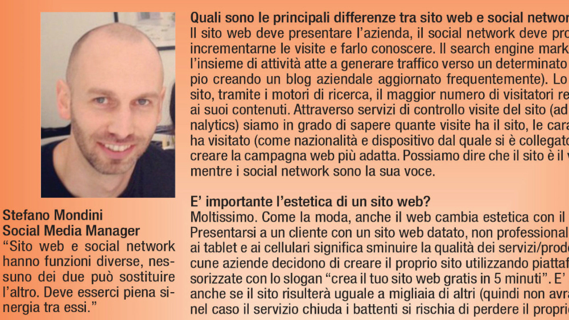 Immagine di Siti e social network, punti di contatto e differenze