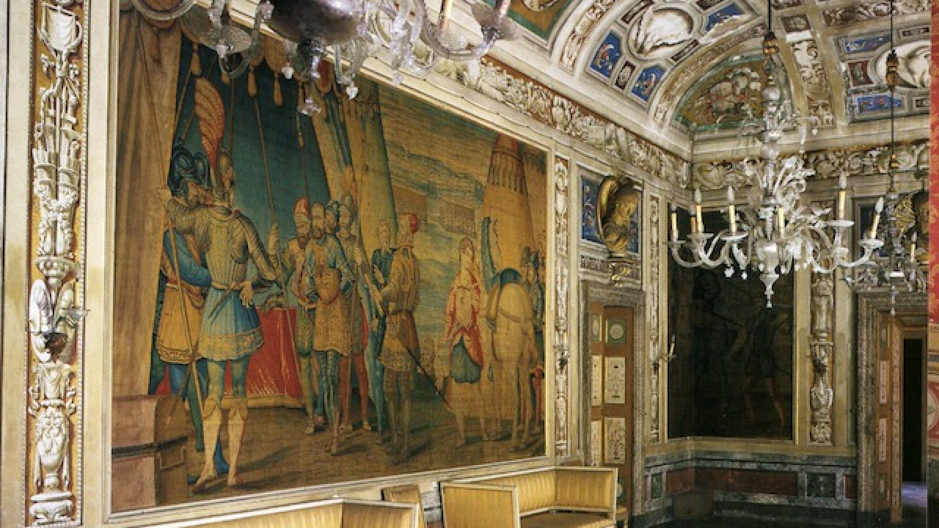Immagine di Arredi da imperatore a palazzo Schinchinelli