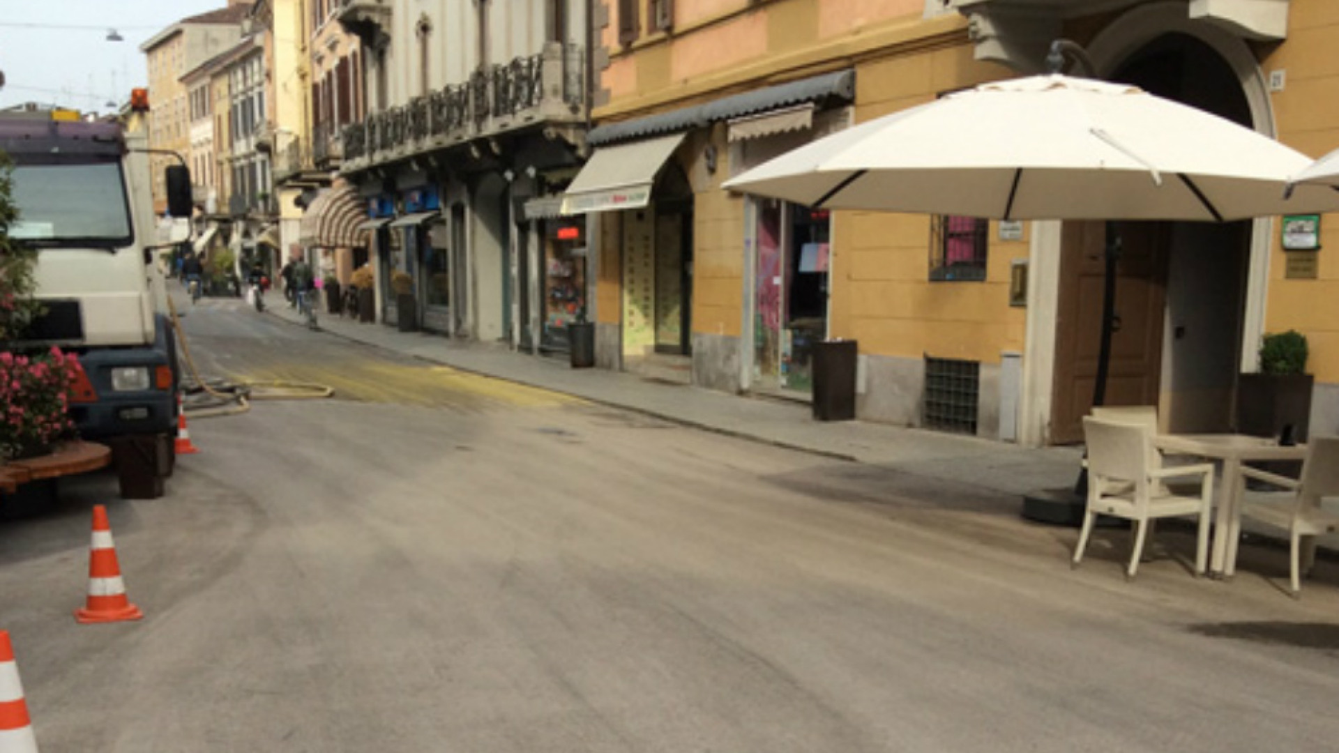 Immagine di Procedono i lavori nel tratto pedonale di Corso Garibaldi