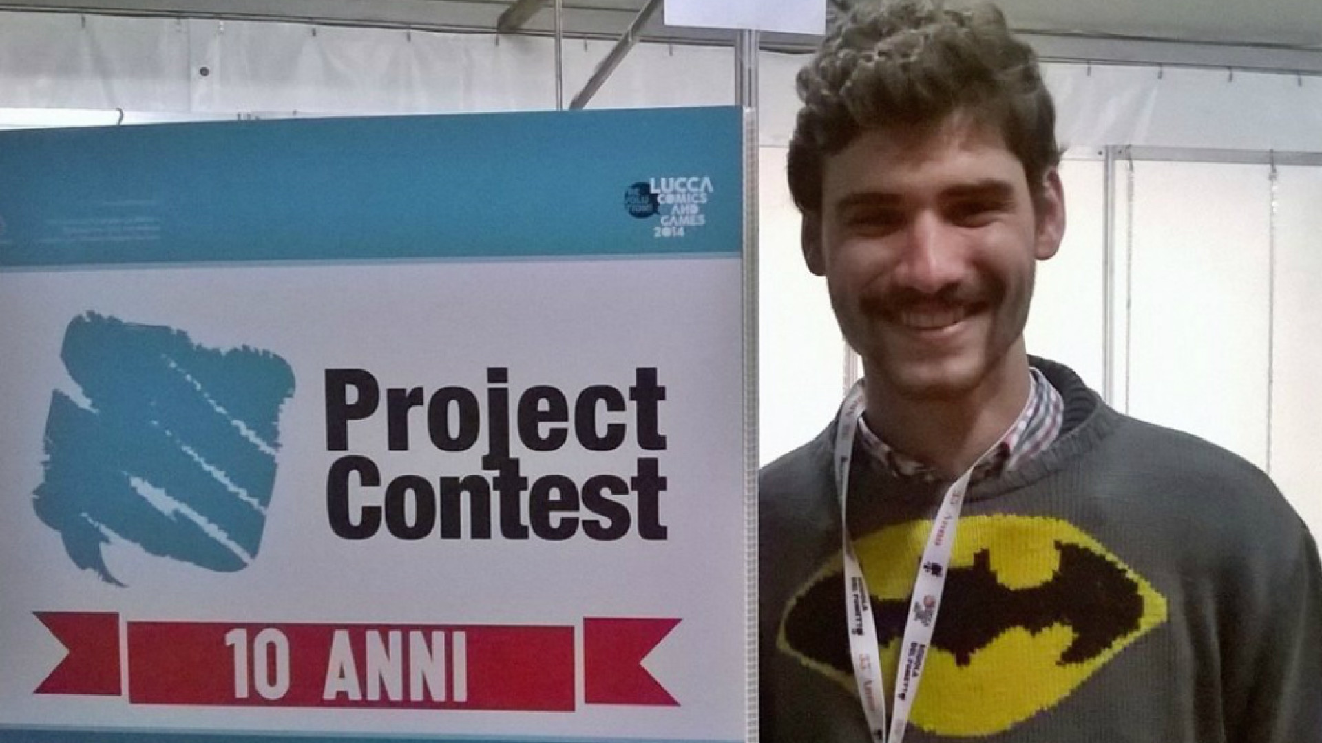 Immagine di Andrea Fontana (vincitore dell'edizione 2012) vince il Project Contest nazionale di Lucca Comics & Games