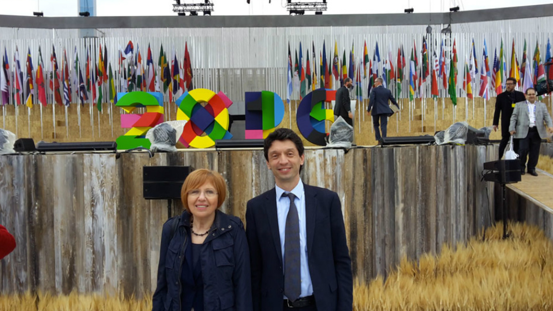 Immagine di Sindaco e vicesindaco all’inaugurazione di Expo