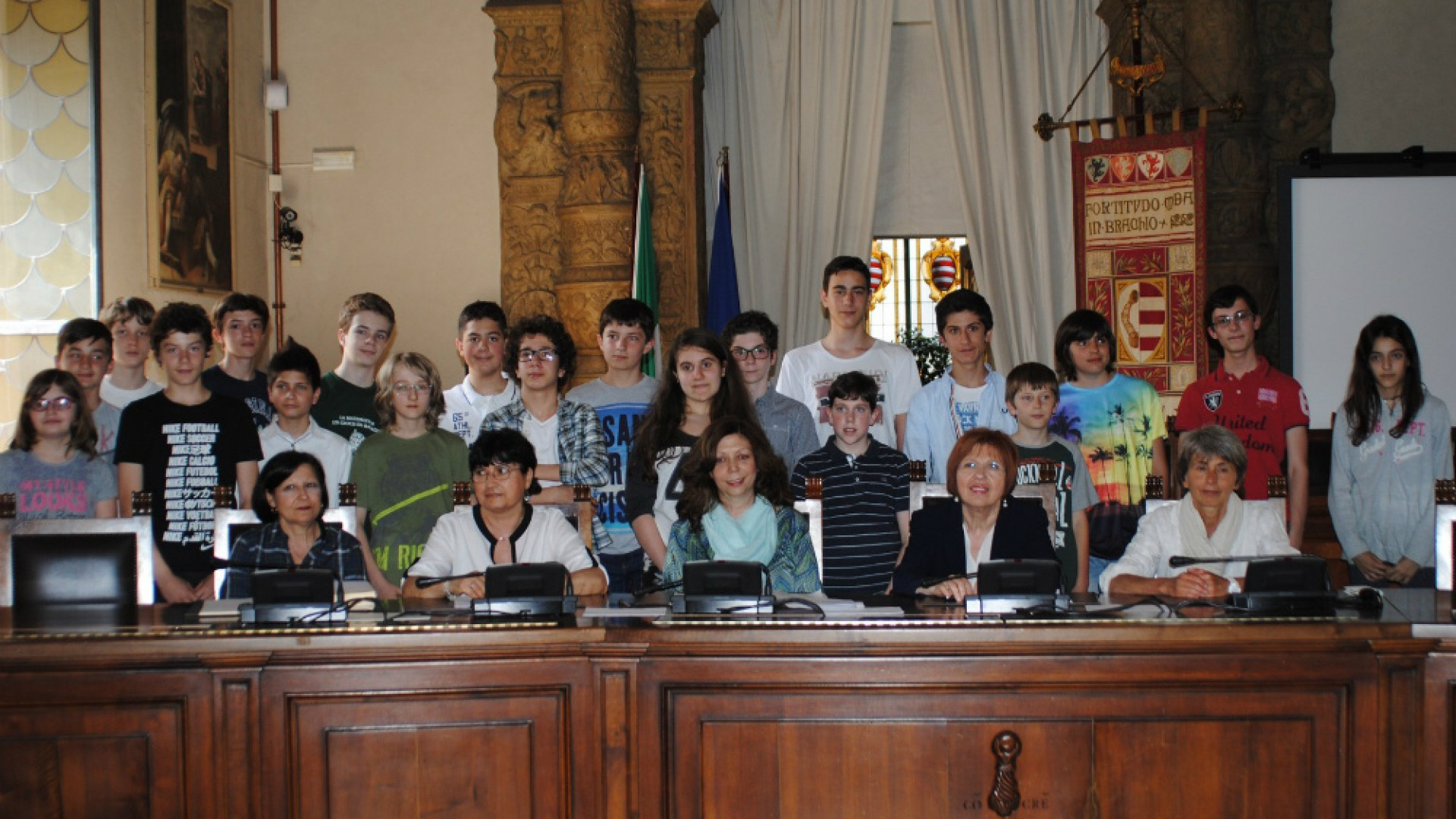 Immagine di Premiati in Comune i migliori classificati alle semifinali  dei Campionati internazionali Giochi matematici