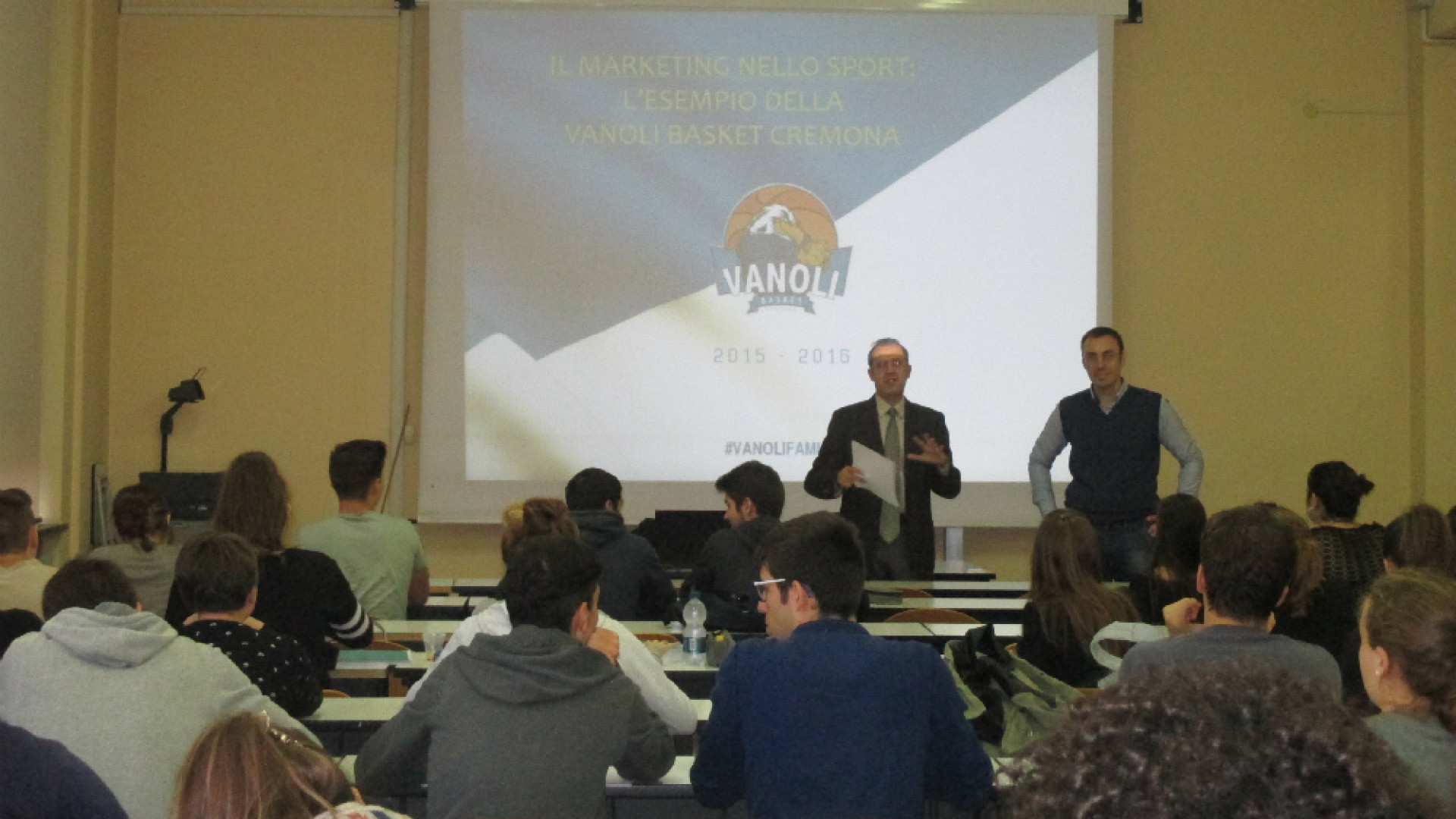 Immagine di Il marketing nello sport: Guerino Vanoli Basket alla Cattolica di Cremona