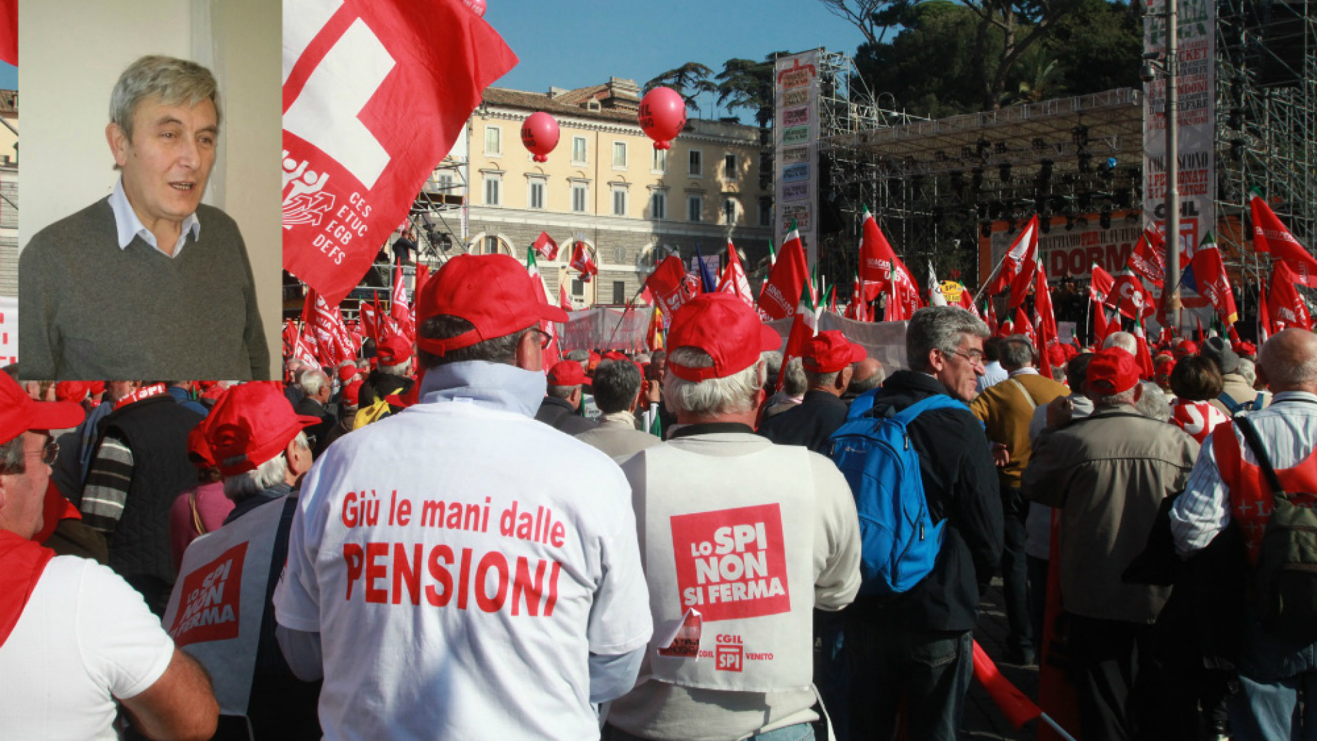 Immagine di Roberto Carenzi: i diritti dei pensionati tornino al centro