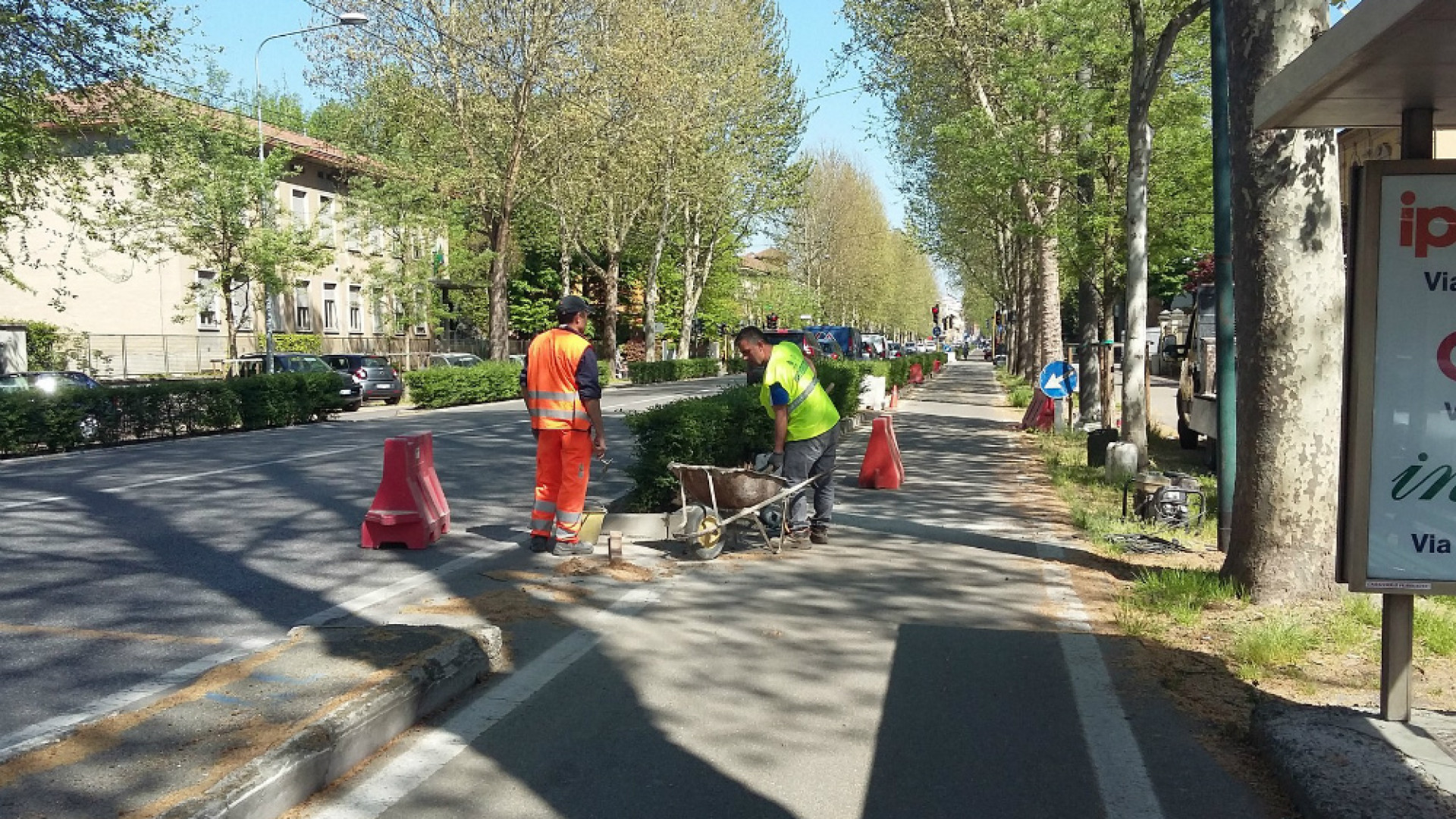 Immagine di Avanzano i lavori di manutenzione in viale Po