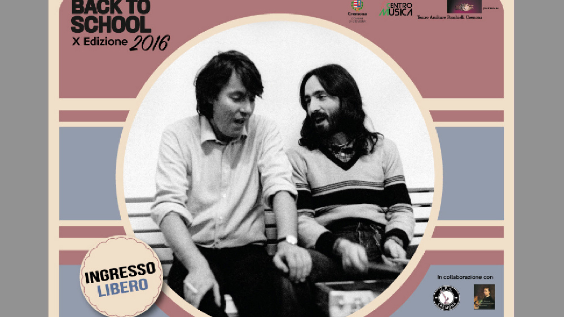 Immagine di Back to School! 2016, concerto finale con Franz Di Cioccio (PFM)