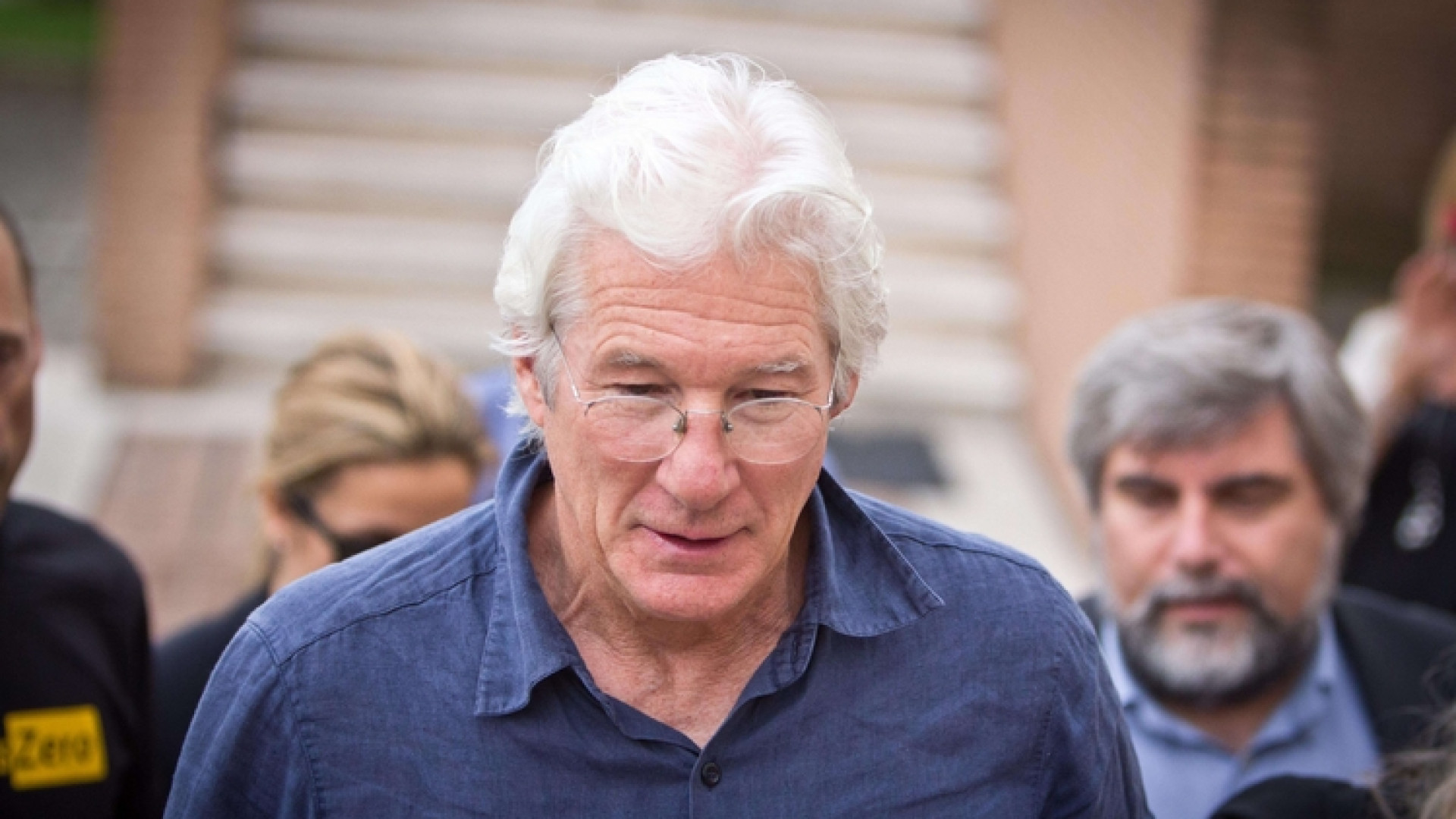 Immagine di Richard Gere a Tv2000 gira uno spot per i senzatetto, «Homeless Zero» - VIDEO