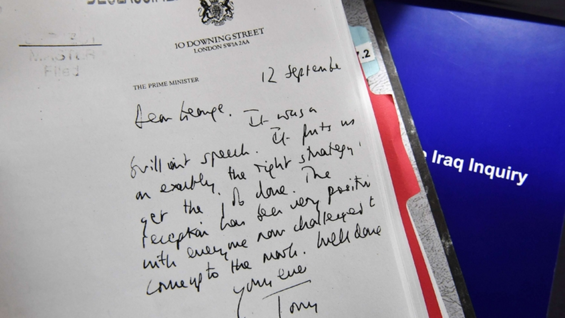 Immagine di Londra, «l'invasione dell'Iraq? Non inevitabile»