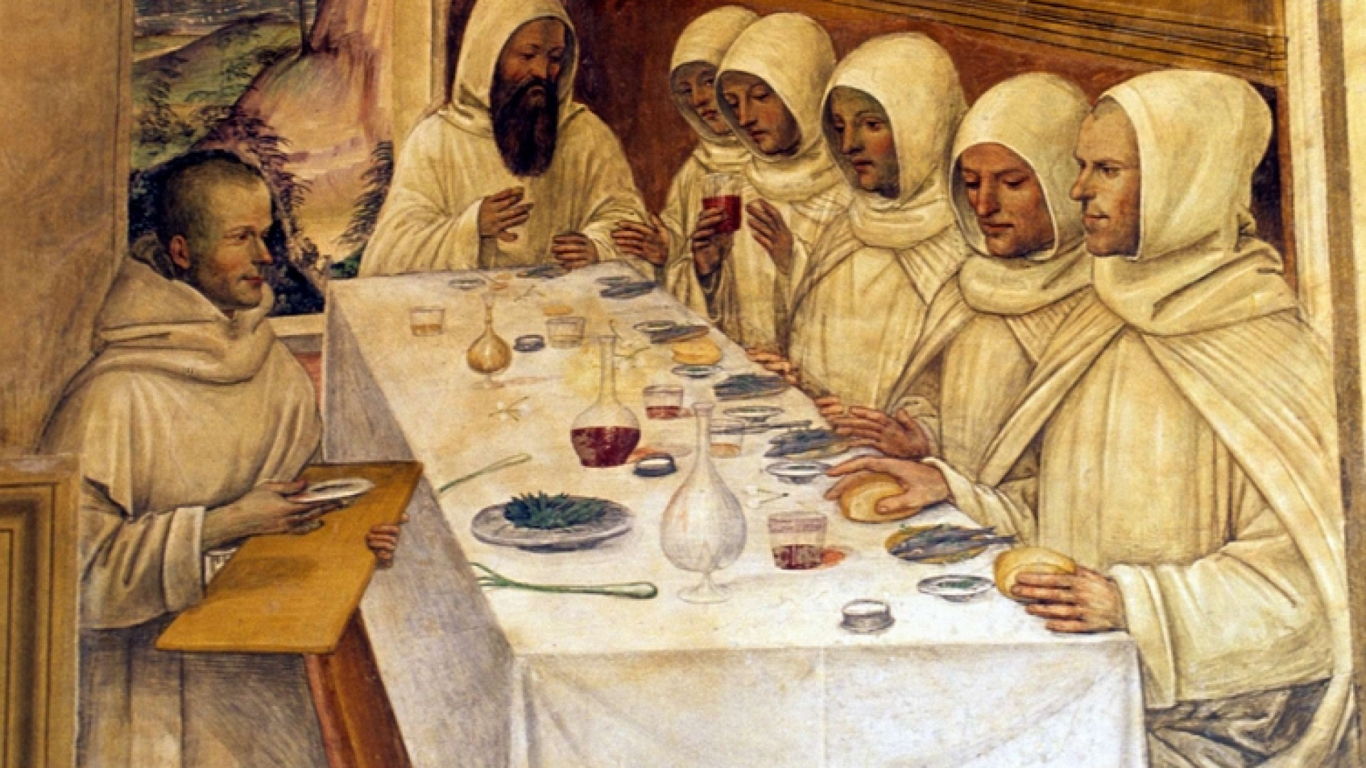 Immagine di La benedetta tavola dei primi monaci