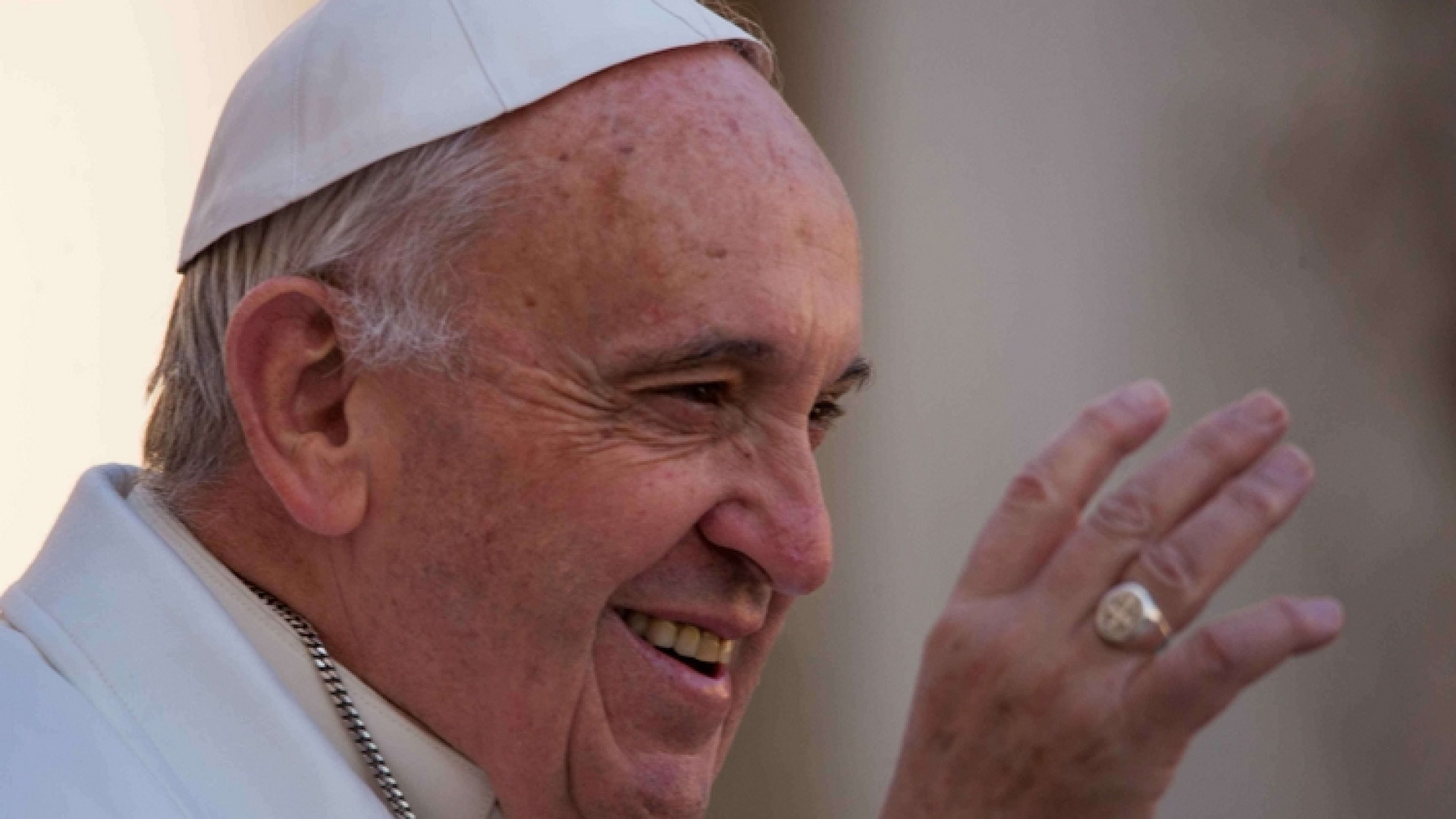 Immagine di Il Papa a sorpresa incontra 20 vittime della tratta