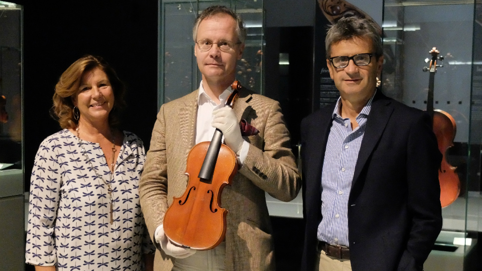 Immagine di E' arrivato in città lo Stradivari Messia Ecco "Il violino più famoso del mondo"  Sarà esposto al Museo del Violino
