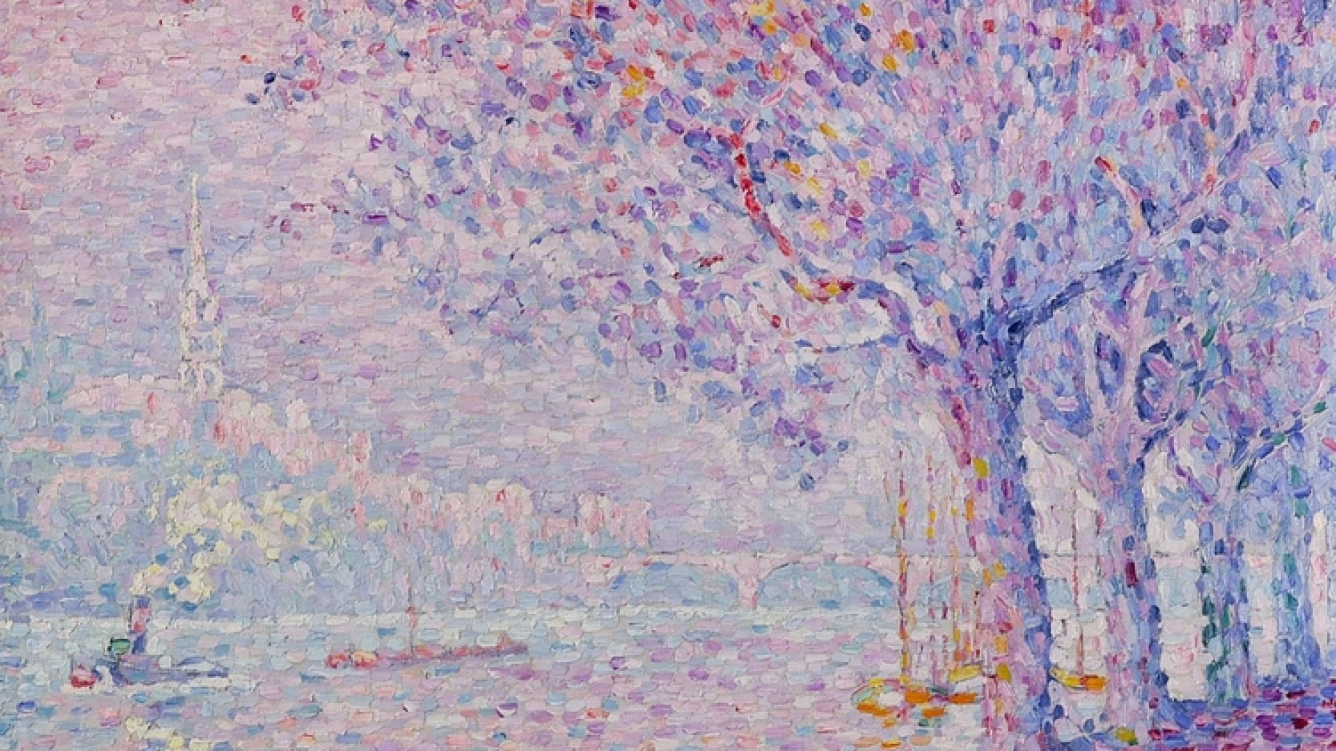 Immagine di Signac tradito dai riflessi sull’acqua