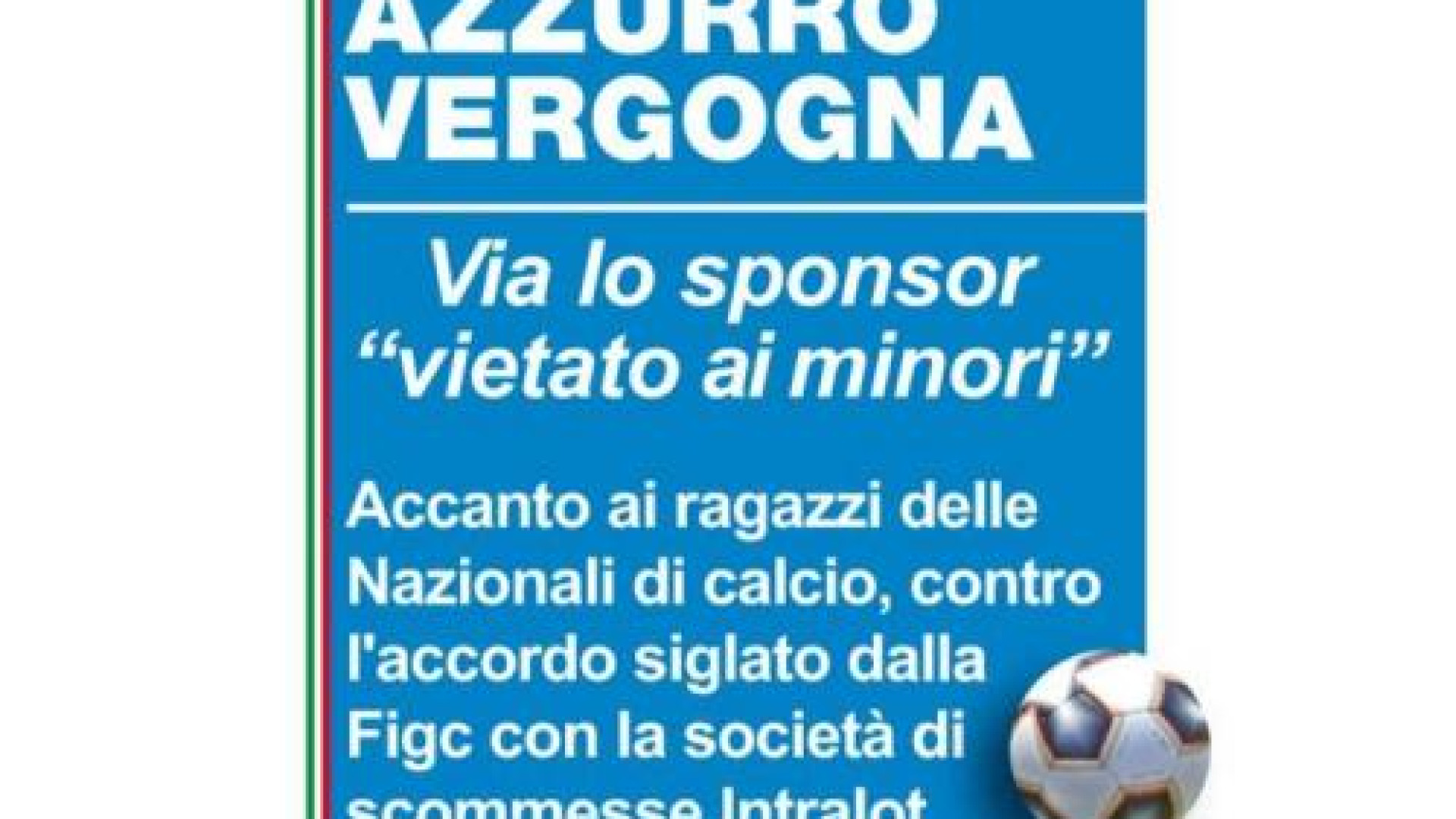 Immagine di Azzardo e calcio, 18 giorni di dissenso