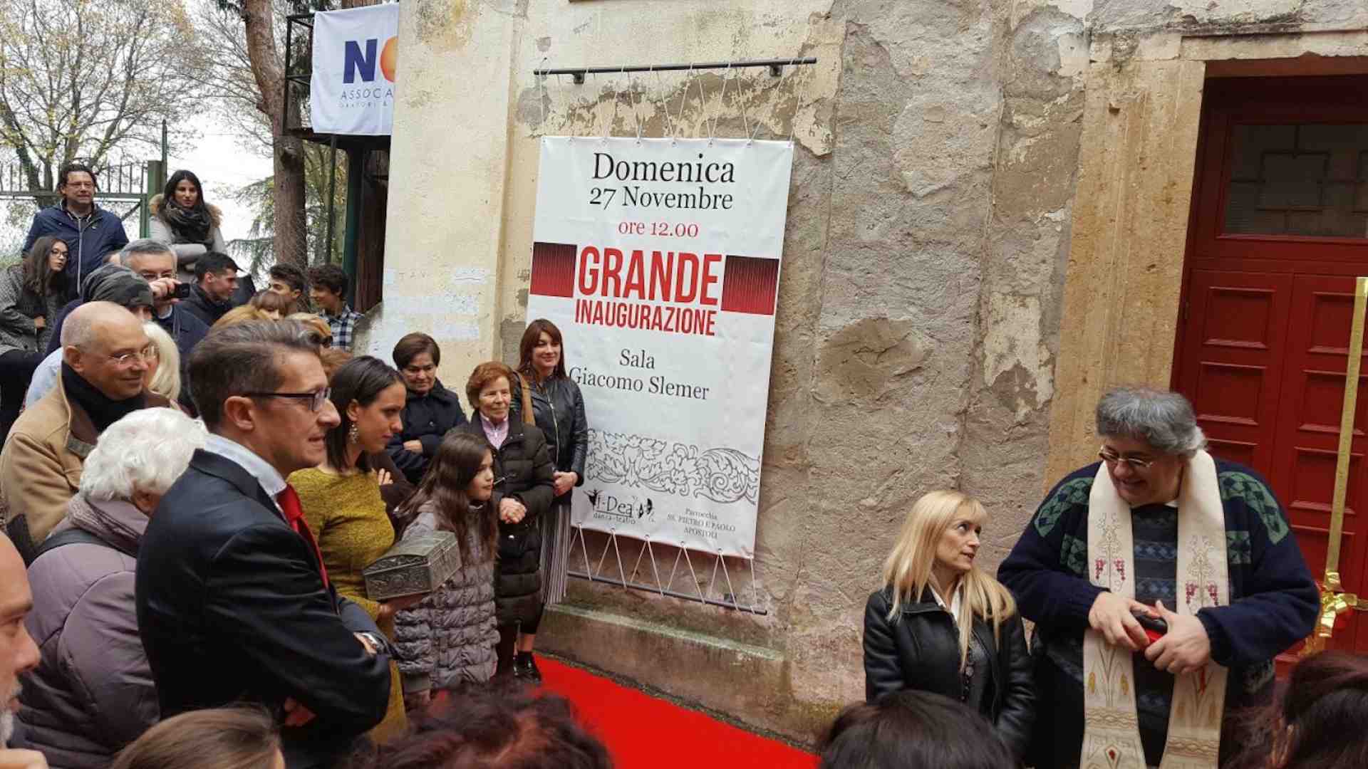 Immagine di Intitolato a Giacomo Slemer il teatro di Poiano