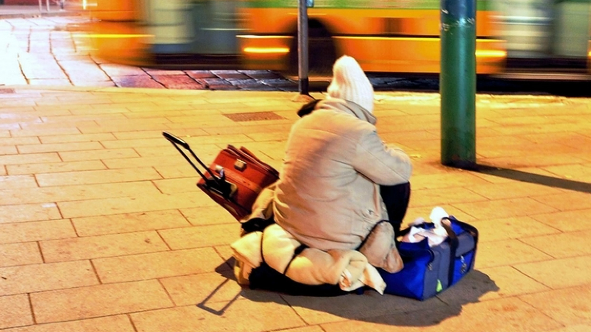 Immagine di Clochard morto di freddo a Roma