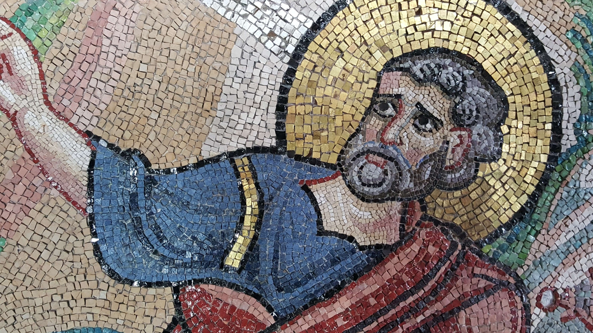 Immagine di Basilica della Natività: 1 milione e 600 mila tessere. Il mosaico ritrovato