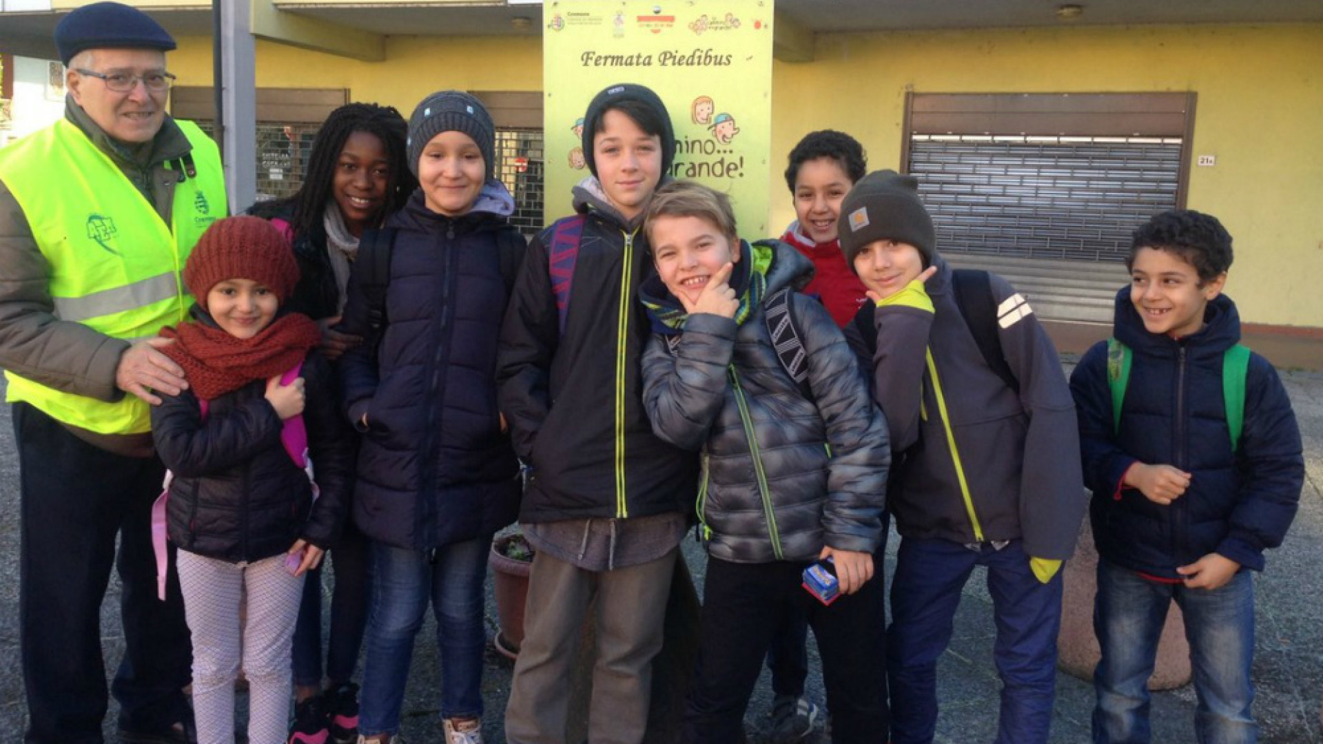 Immagine di Alla Scuola primaria “A. Stradivari” il piedibus è di comunità