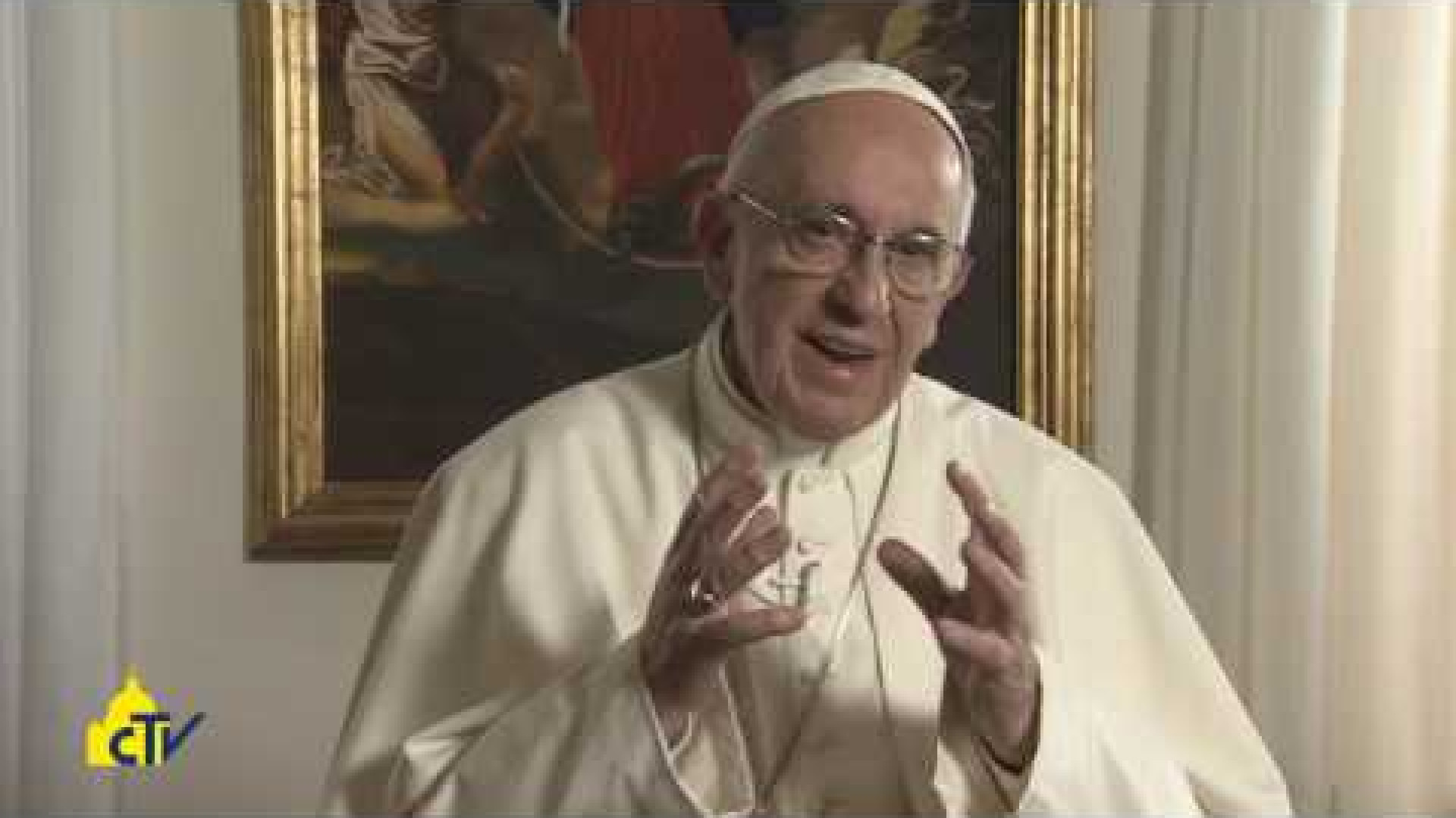 Immagine di Papa Francesco: non siate giovani-divano, mettiamoci insieme in cammino