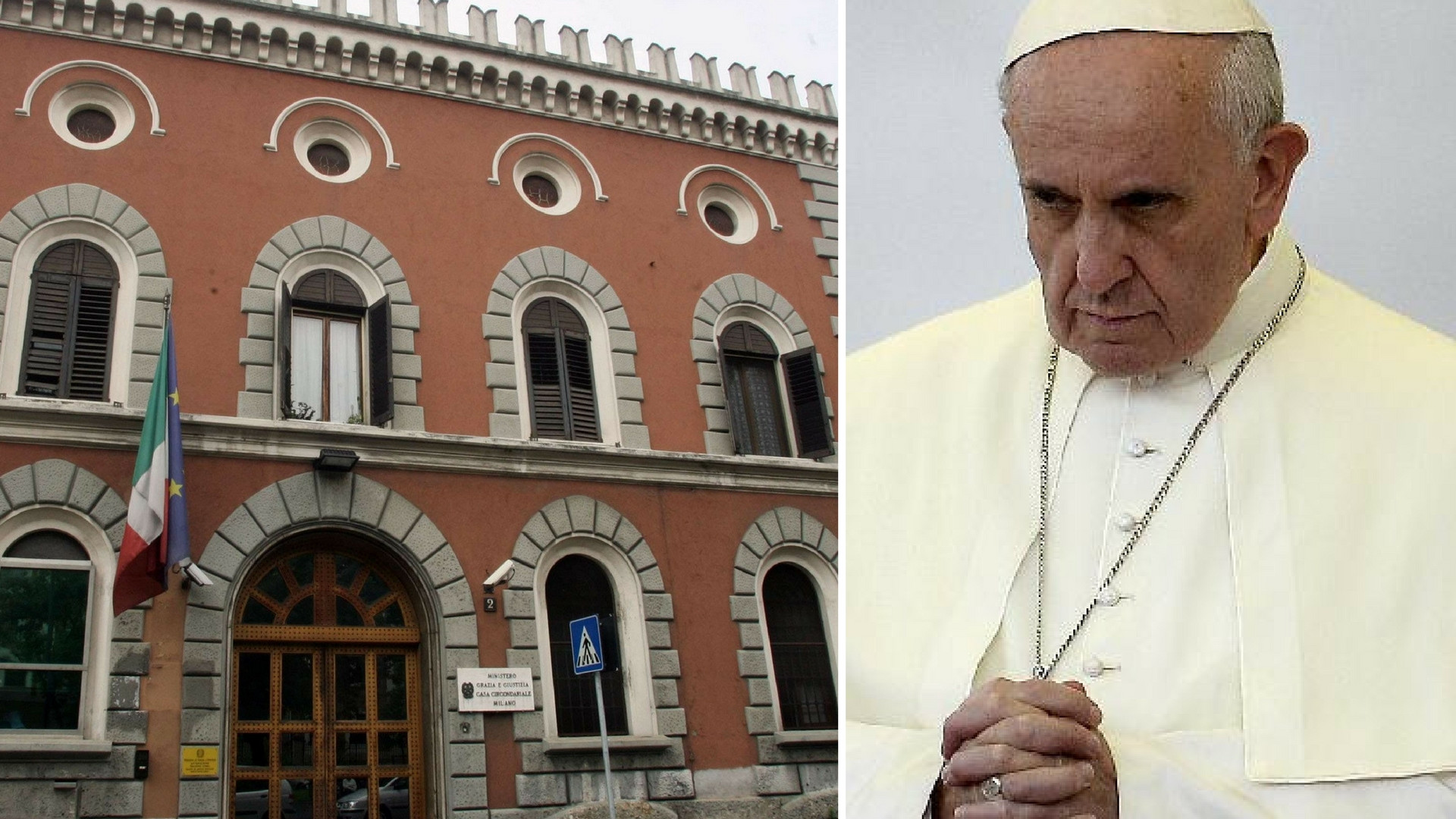 Immagine di Papa Francesco a San Vittore: tutto quello che c'è da sapere