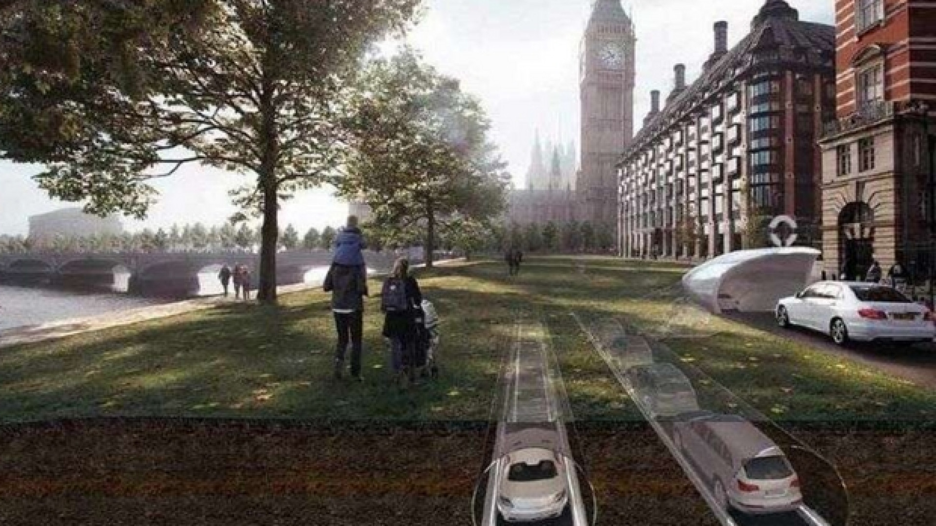 Immagine di Il sogno di Elon Musk: tutto il traffico sotto terra