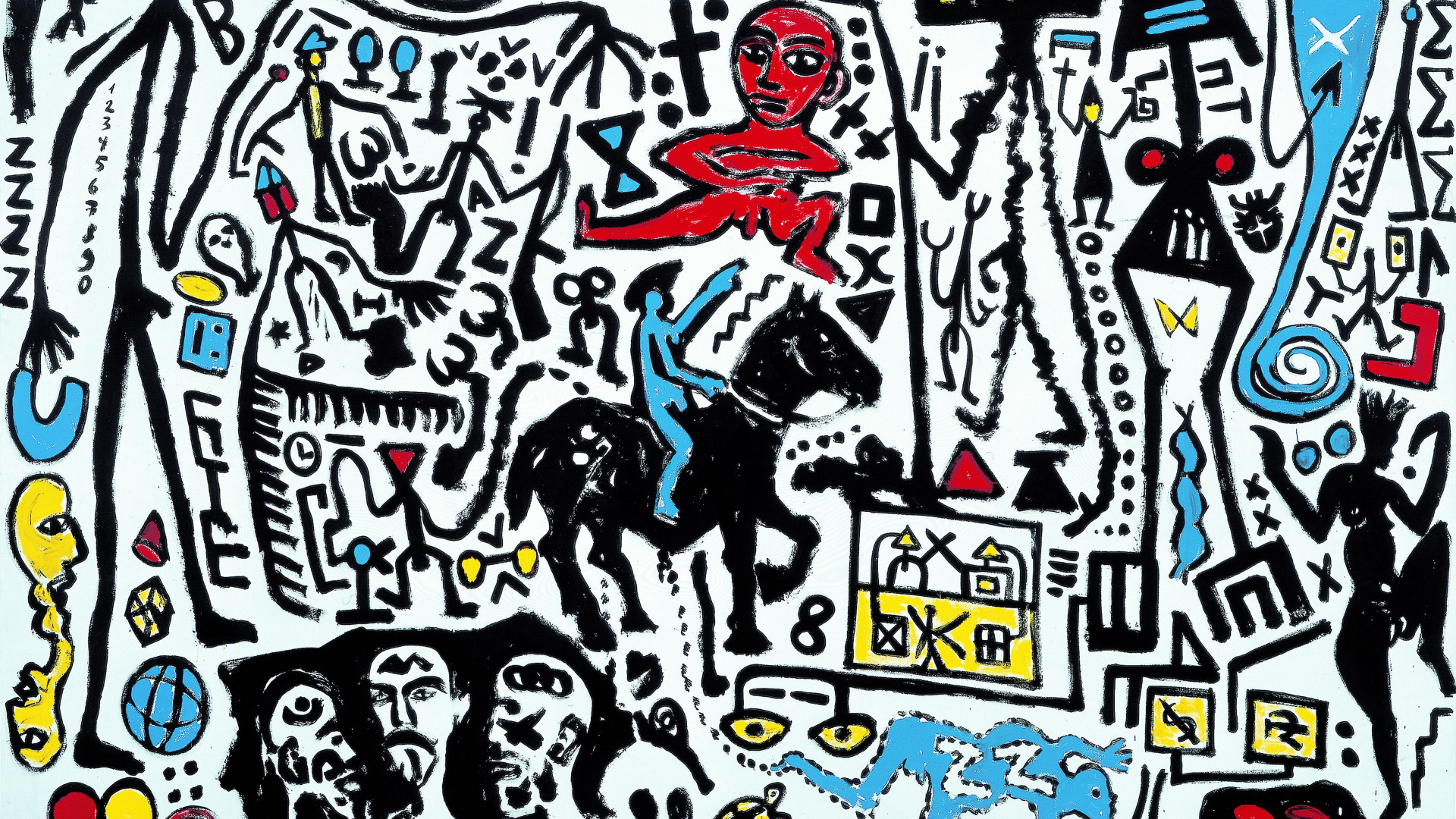 Immagine di Morto A.R, Penck, maestro espressionista del segno tribale