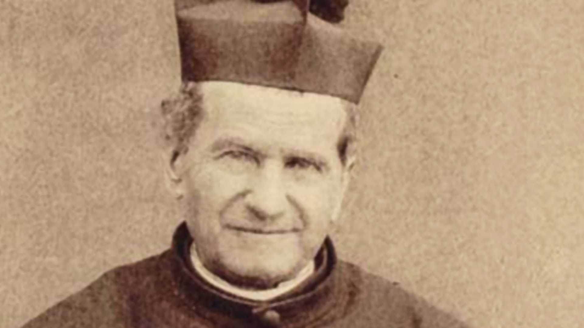Immagine di Don Giovanni Bosco, il santo con la penna in mano