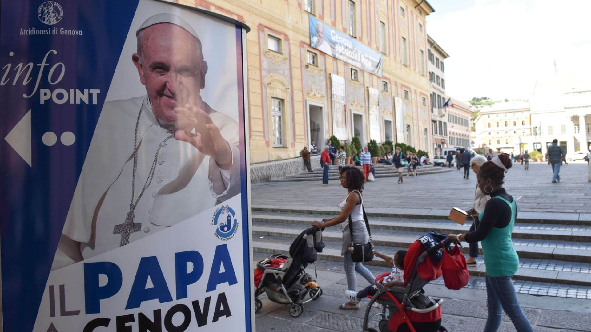 Immagine di Come seguire in tv la visita di papa Francesco a Genova
