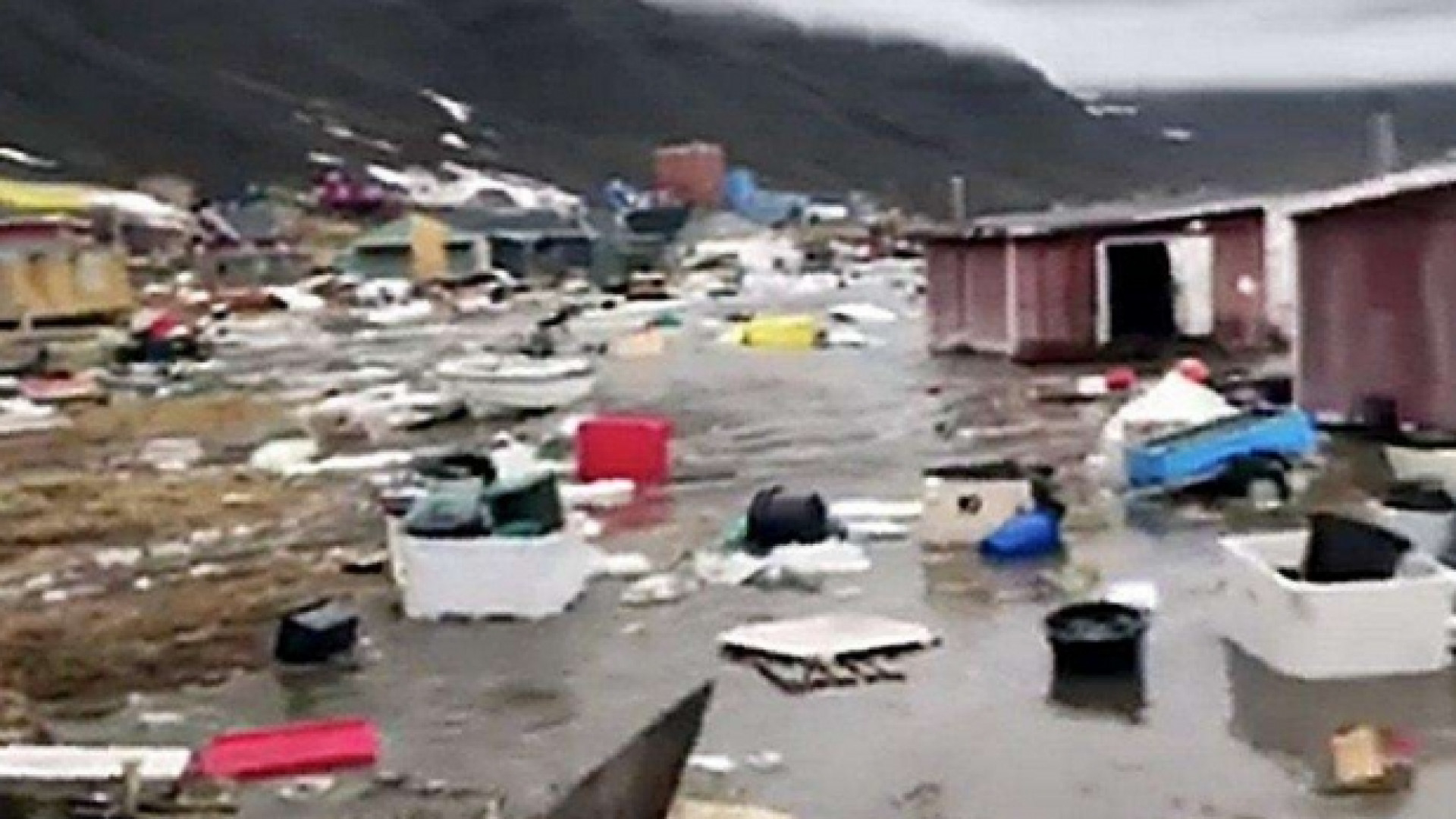 Immagine di Tsunami in Groenlandia spazza via undici case: quattro dispersi