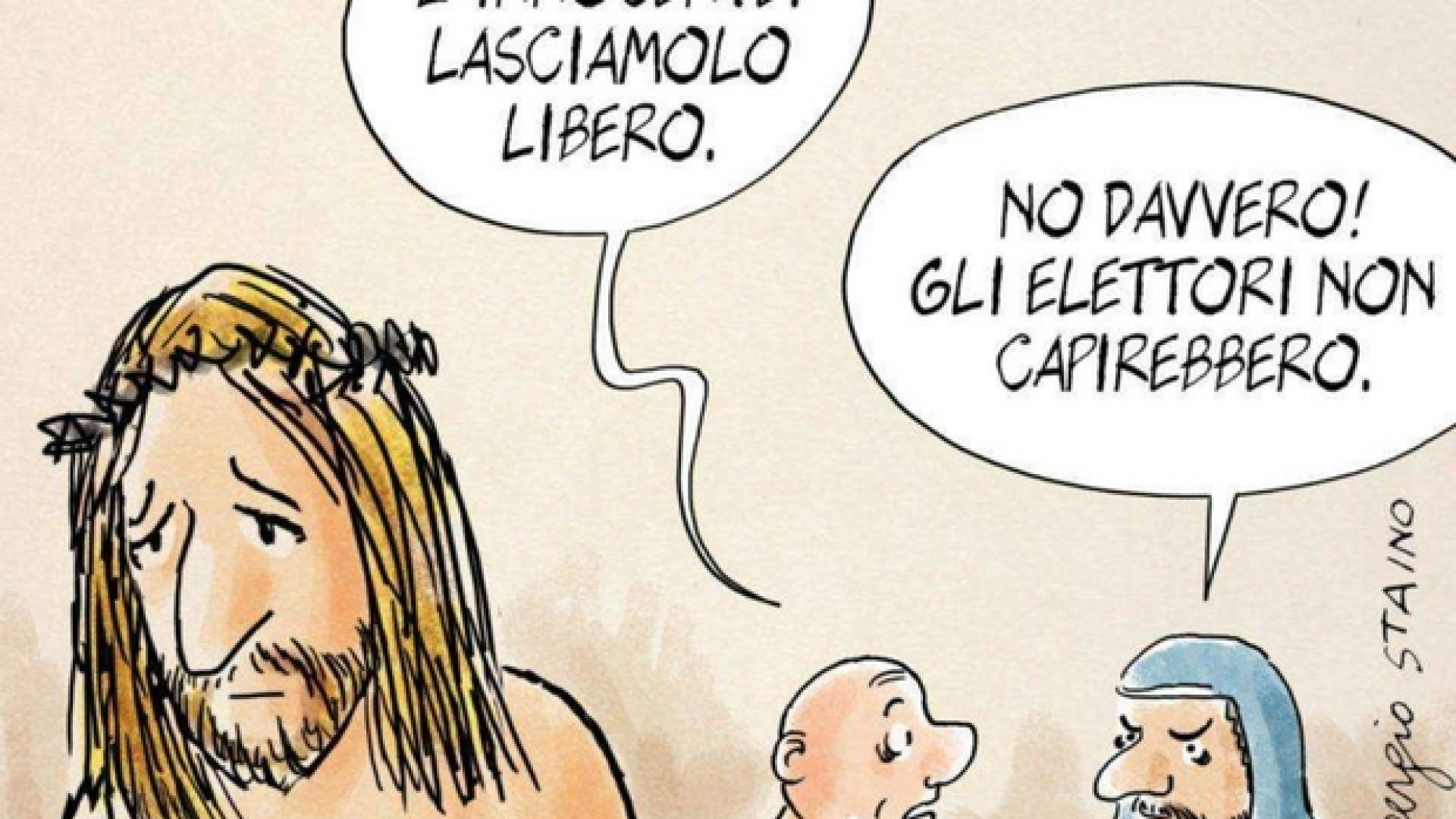 Immagine di Staino, la ragionevolezza della fede e la fantasia straordinaria di Dio