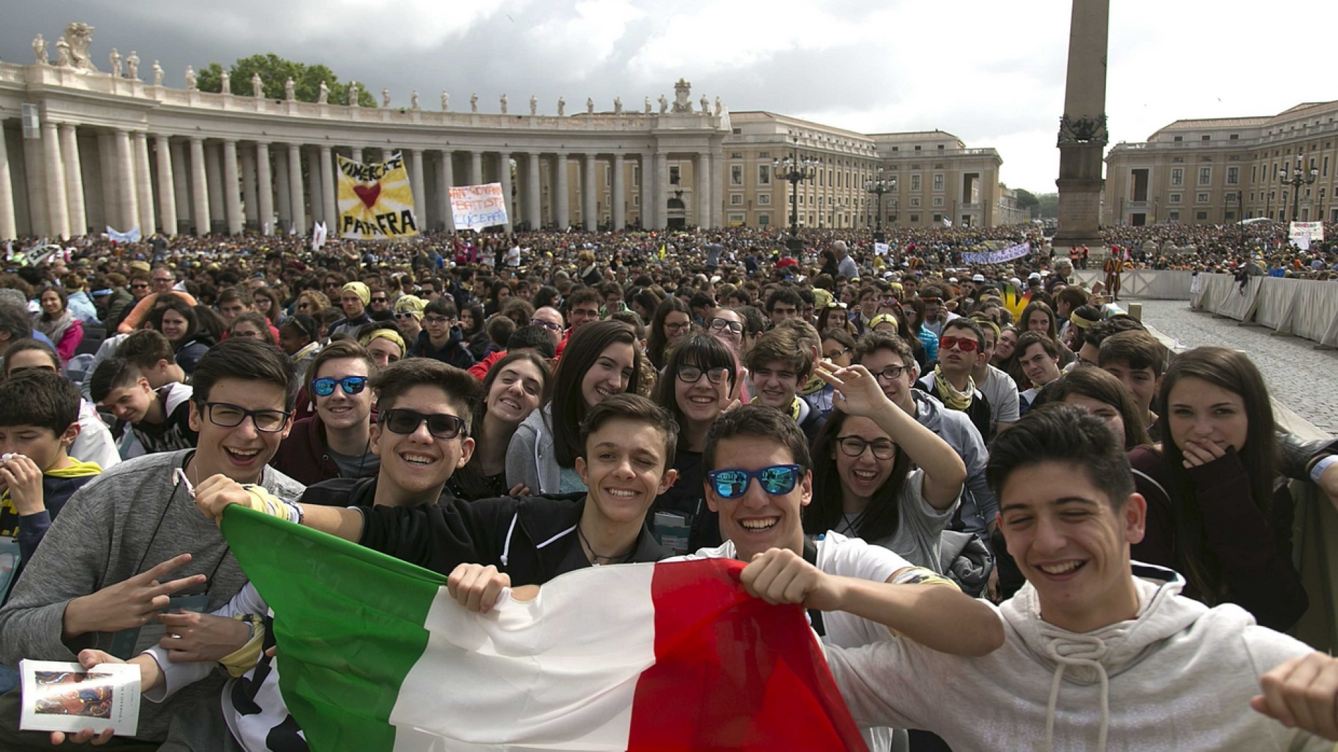 Immagine di Il Papa chiama i giovani italiani rispondono