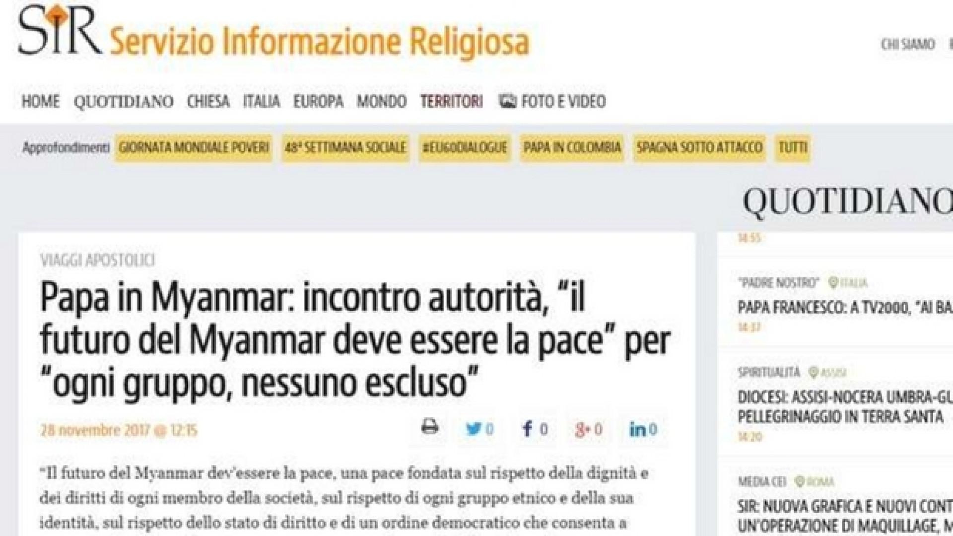 Immagine di Più estero, più Chiesa, più Europa: ecco il nuovo Agensir.it
