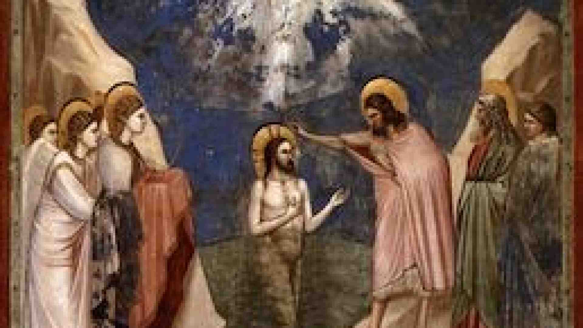 Immagine di Battezzato nel giardino con gli uomini peccatori