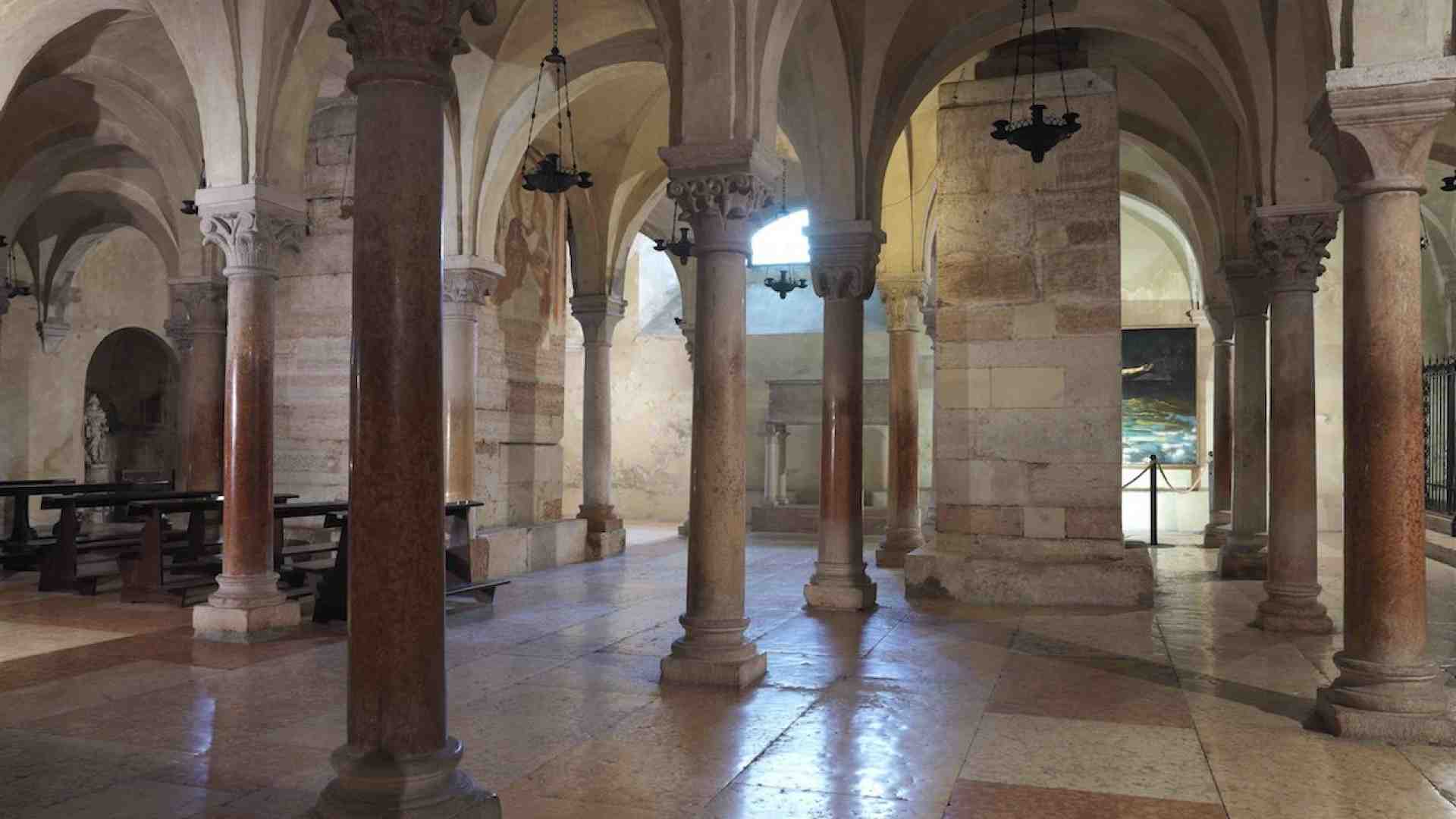 Immagine di La cripta di San Zeno "salvata" dall'umidità