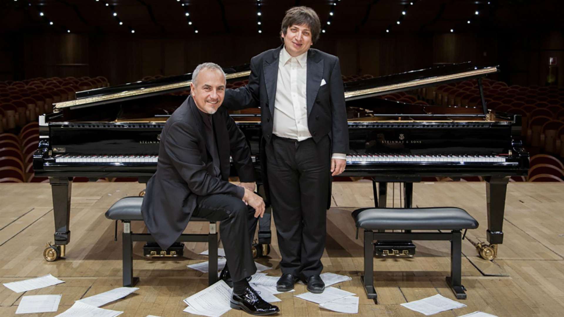 Immagine di Bahrami e Rea omaggio a Bach a quattro mani