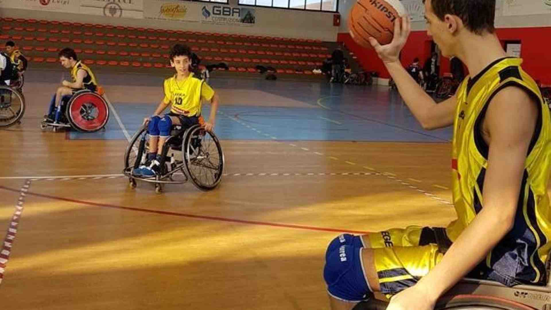 Immagine di Cerca spazio la specialità che porta i disabili a fare canestro