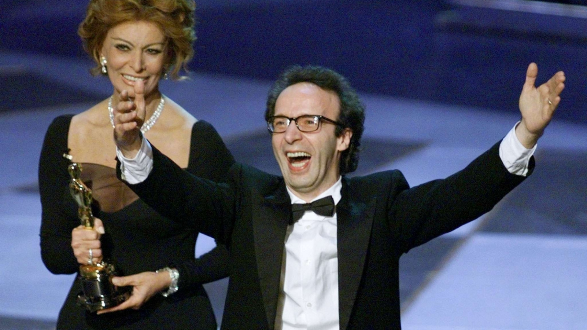 Immagine di 1999 - «La vita è bella», Benigni vince l'Oscar