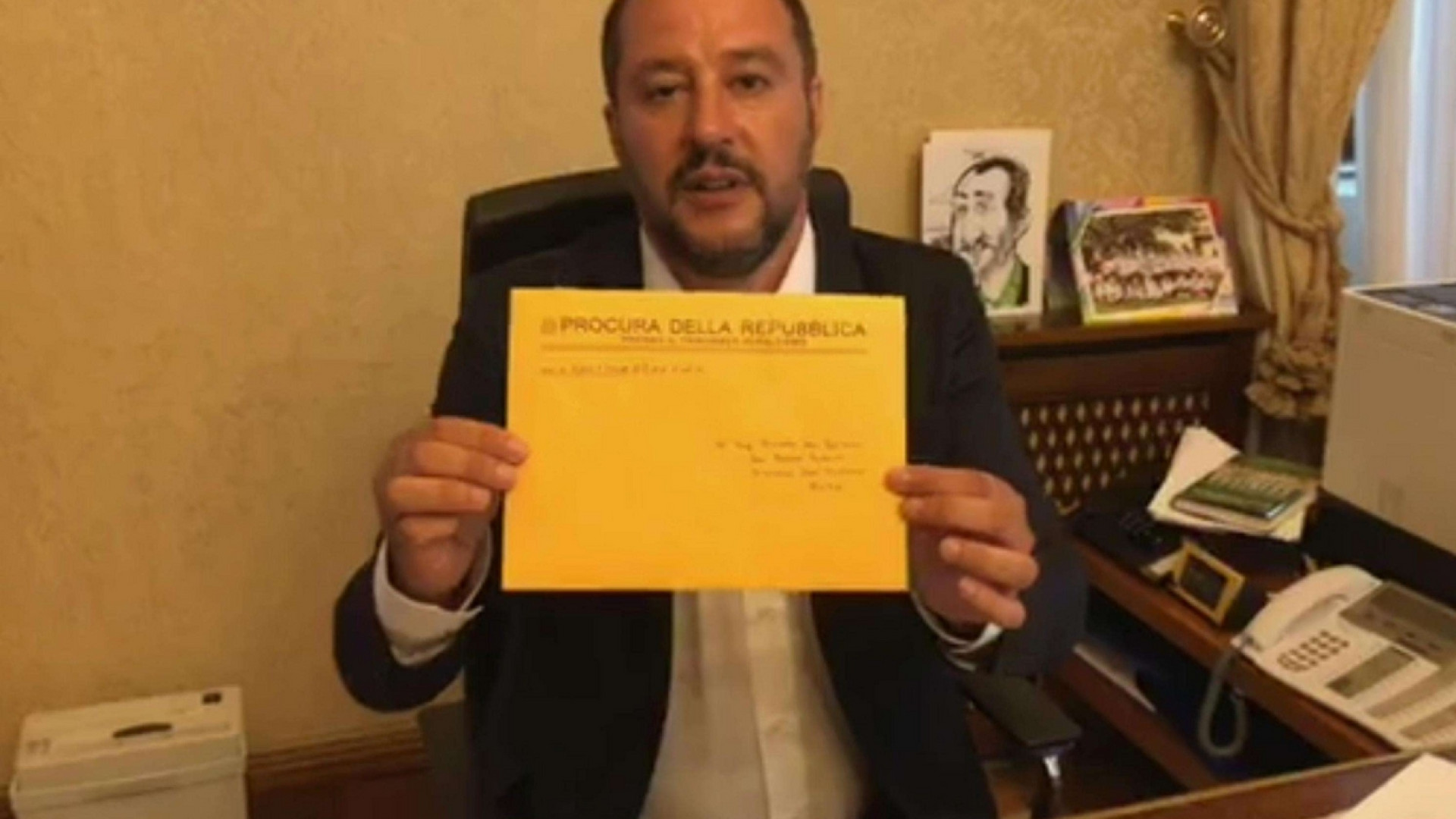 Immagine di Salvini indagato stempera con i pm: li rispetto ma non sono un sequestratore
