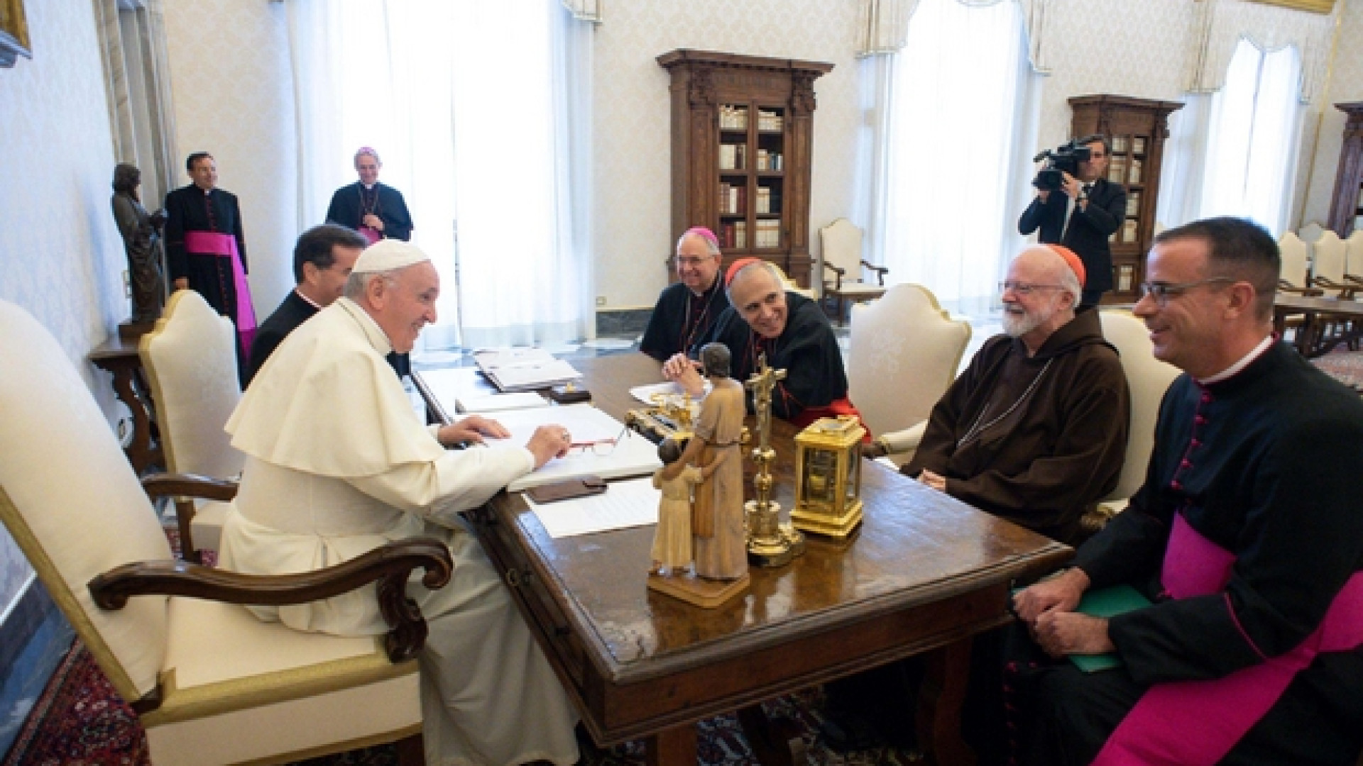 Immagine di Il Papa ha incontrato i vescovi Usa