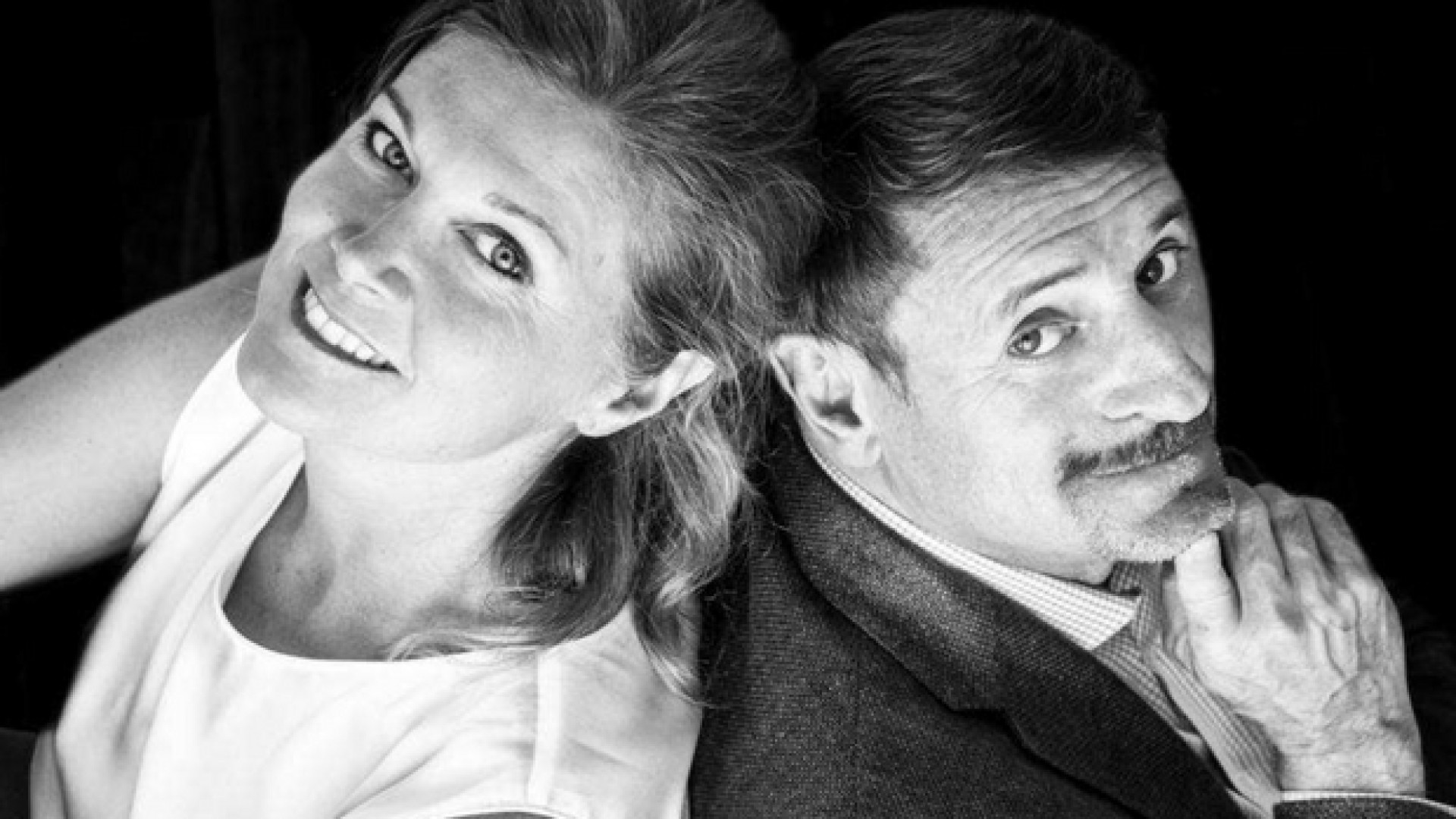 Immagine di Giacomo Poretti e la moglie Daniela in un dialogo sull'arte di litigare